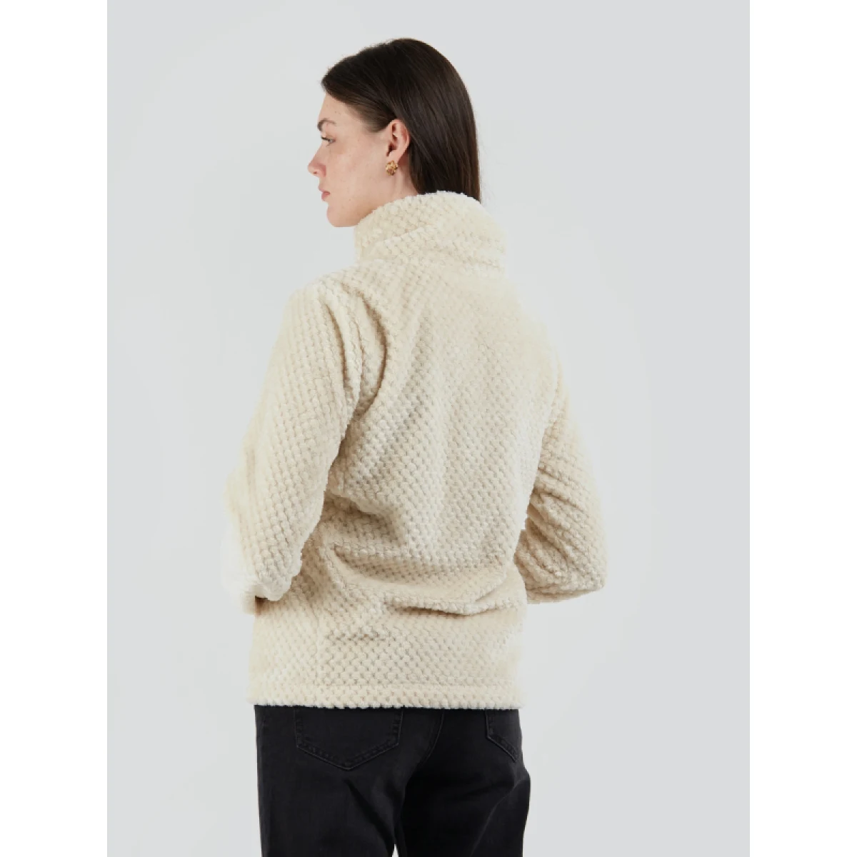 Dámská mikina se zipem FUNDANGO Shiren Fleece Jacket-150-butter · záber 2