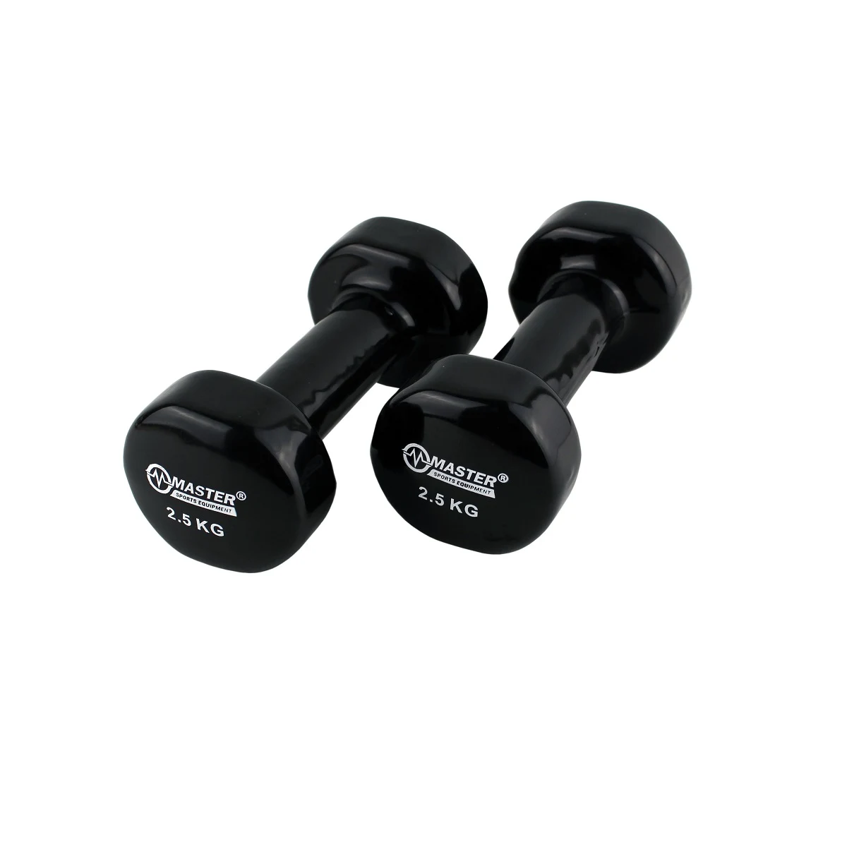 Vinylové činky MASTER 2 x 2,5 kg · záber 3