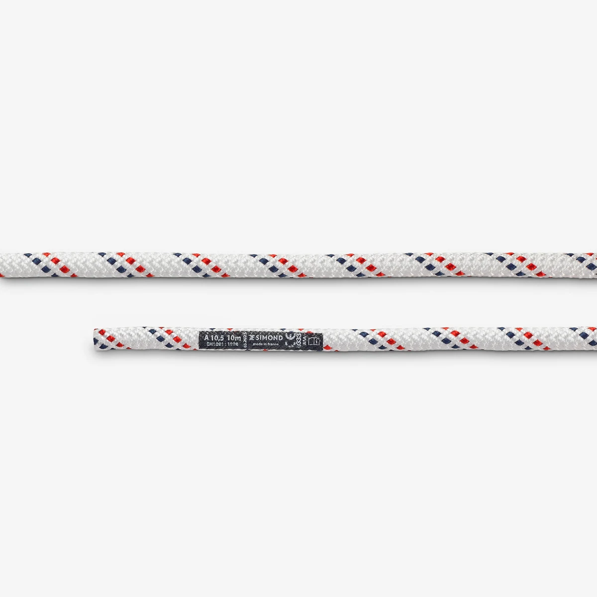 SIMOND Polostatické lano Stat 10,5 mm × 10 m biele bez · záber 2