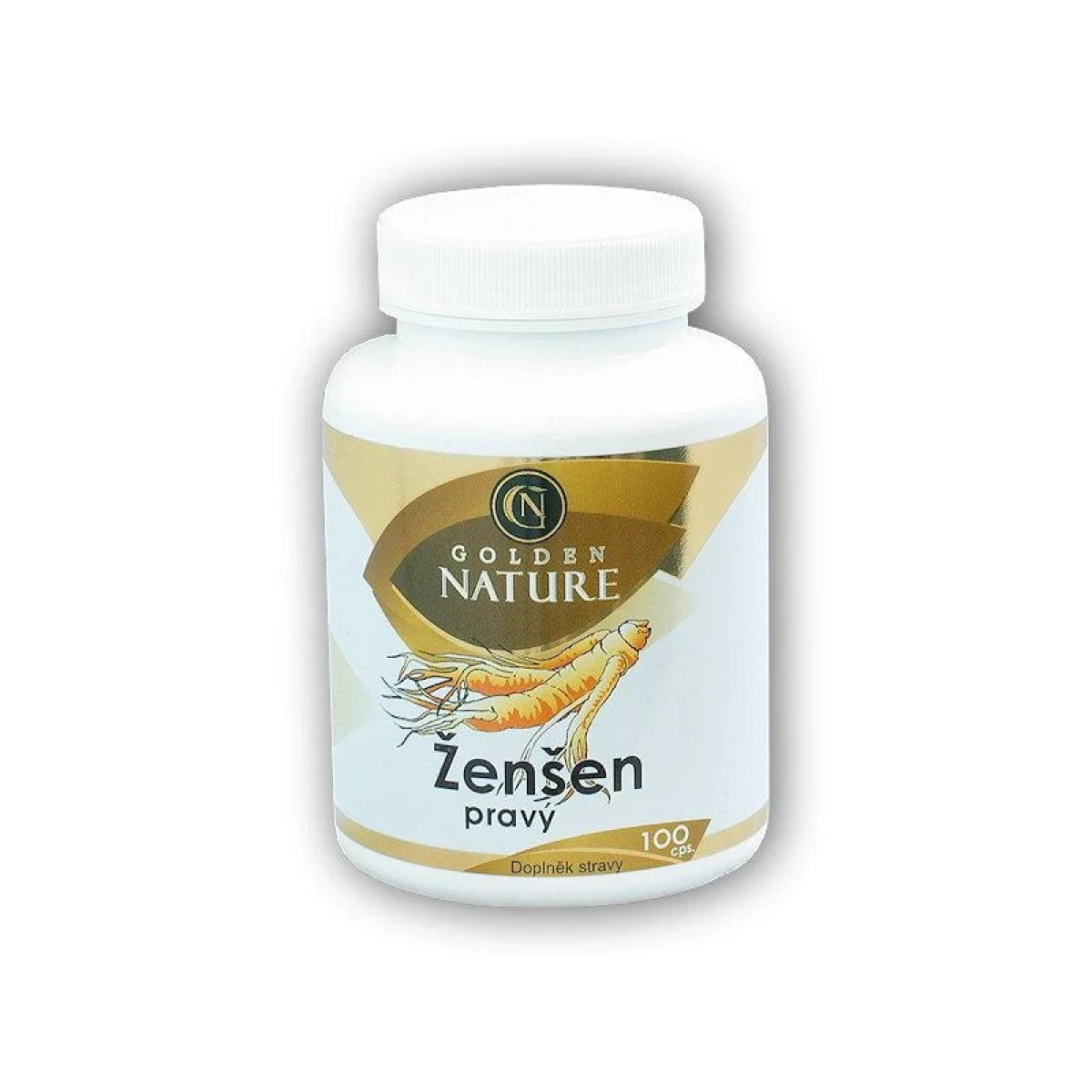 Golden Natur Ženšen pravý 4% ginsenosidů 100 kapslí · záber 1