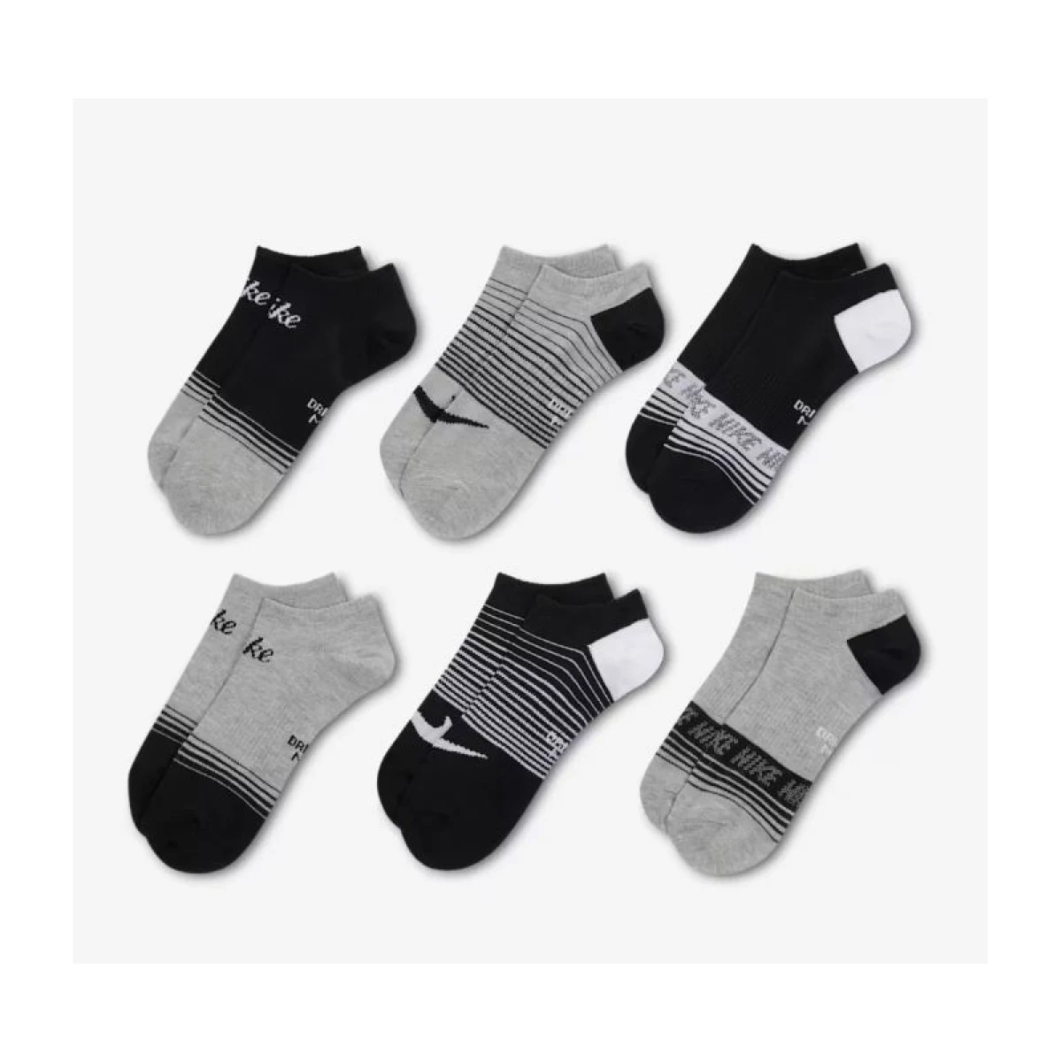 Ponožky NIKE 3 PACK-U NK ED LTWT NS 6P 132 WGFX · záber 4