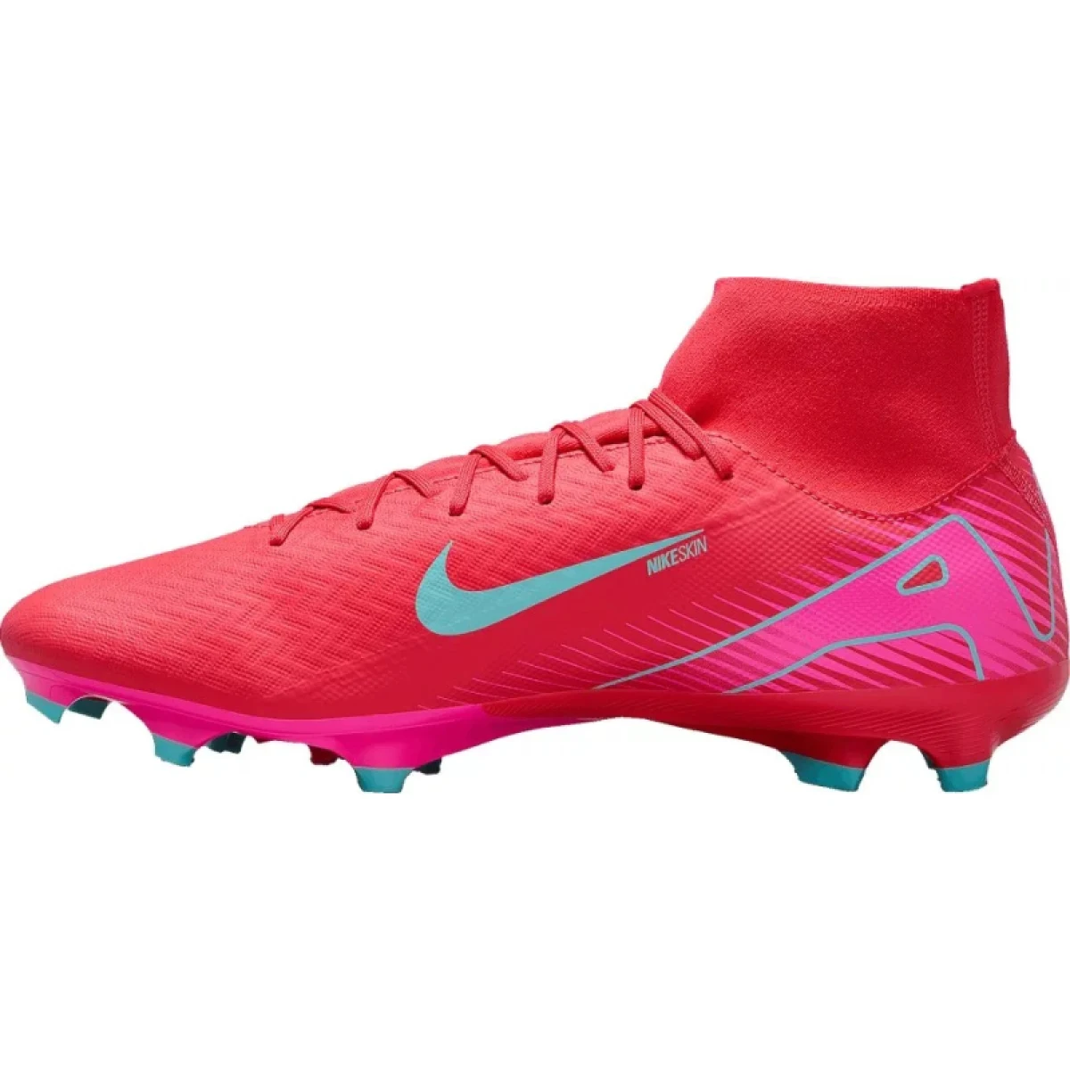 Pánské outdoorové fotbalové kopačky NIKE Mercurial Superfly 10 Academy M FG ember glow aurora green · záber 2