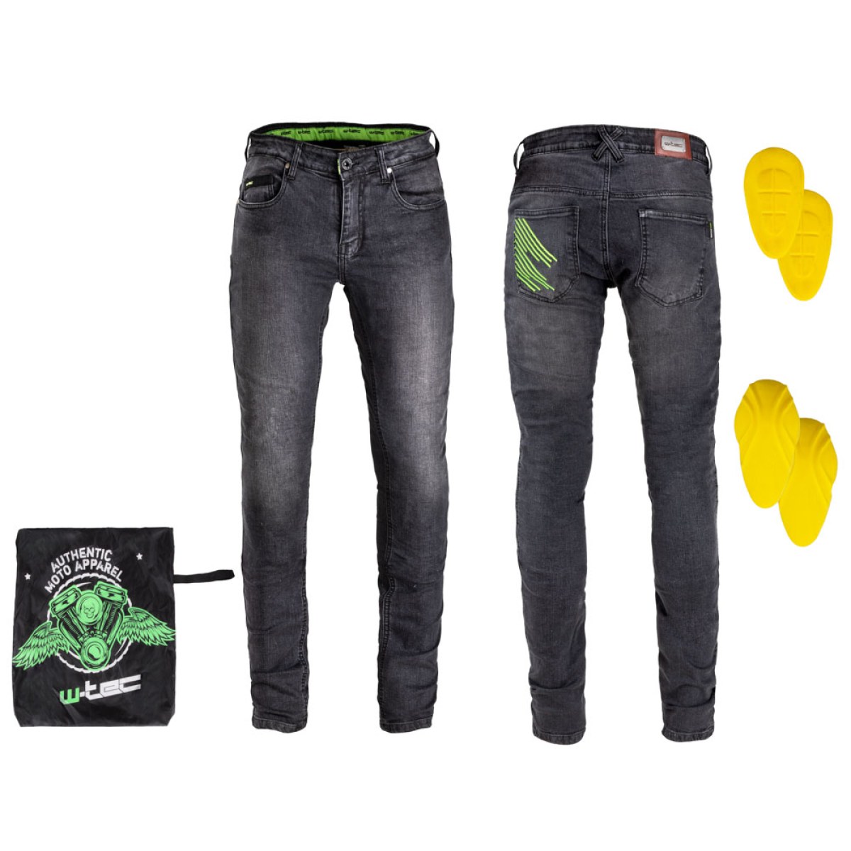 Pánske moto jeansy W-TEC Leonard - Veľkosť: 5XL · záber 1