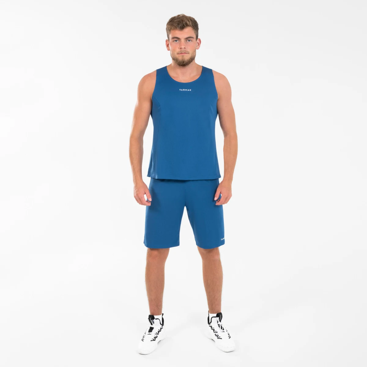 TARMAK Basketbalové tielko T100 unisex námornícke modré XS · záber 2
