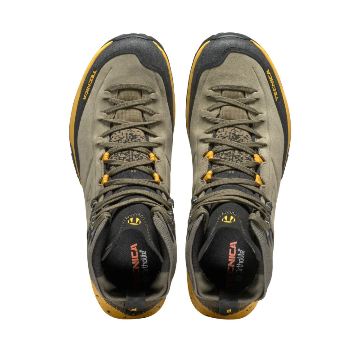 Pánská kotníková turistická celokožená obuv TECNICA Forge Hike MID GTX Ms, dark olive yellow · záber 5