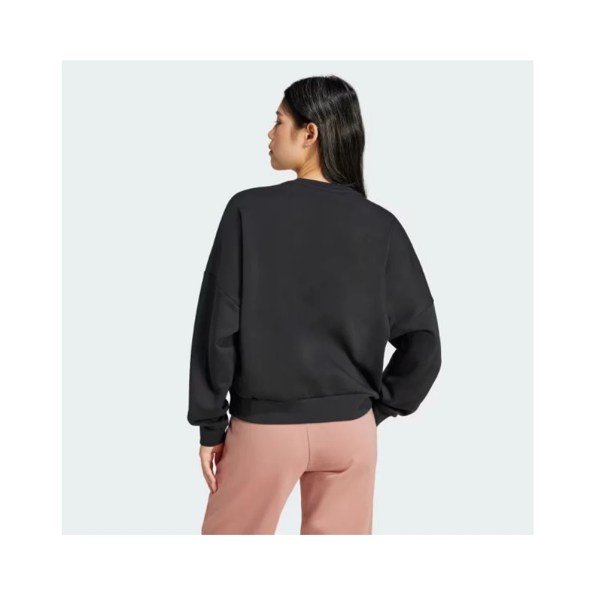 Dámská zateplená mikina ADIDAS W SL FC SWT BLACK WHITE · záber 5