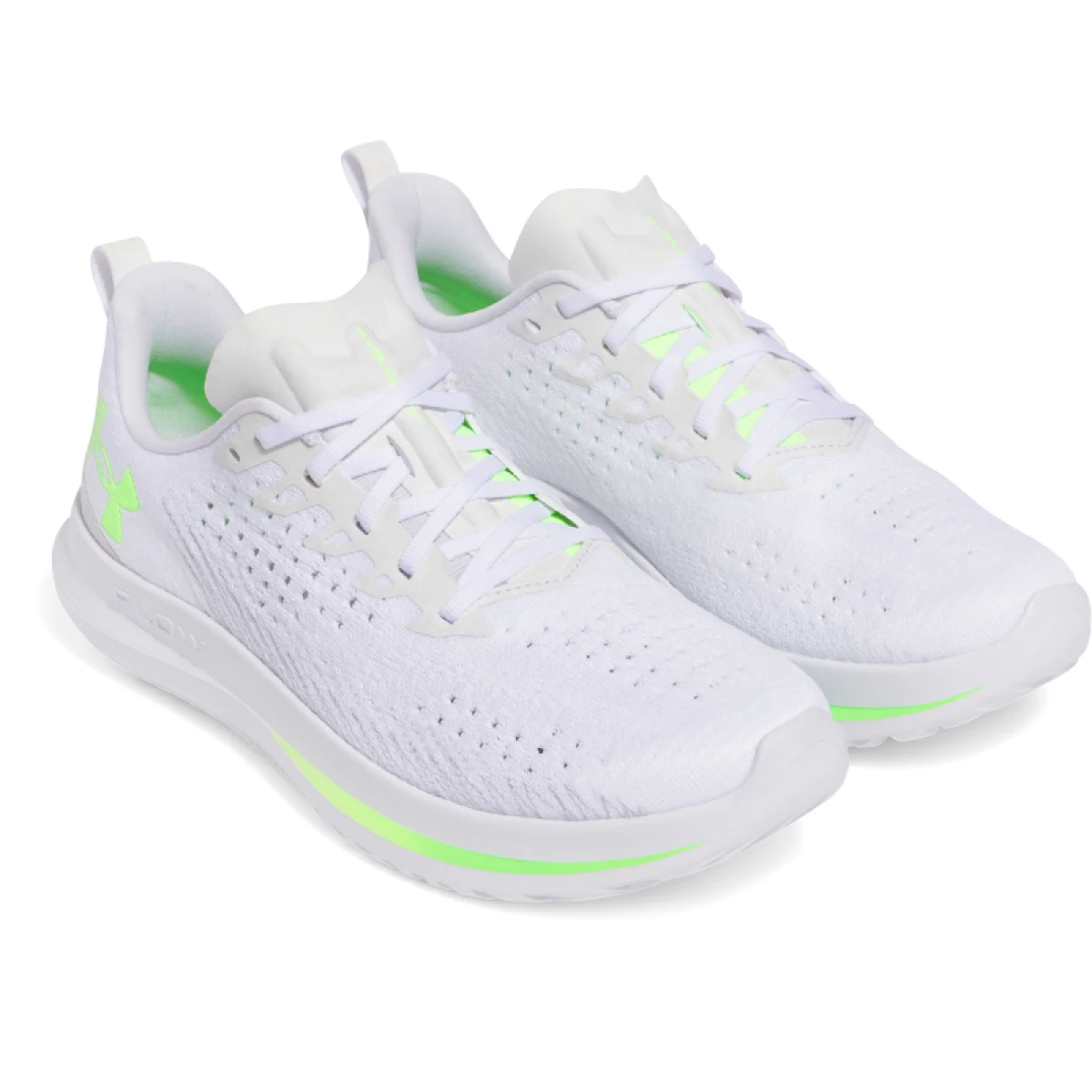 Pánská běžecká obuv UNDER ARMOUR UA Velociti 4 white white hyper green · záber 3