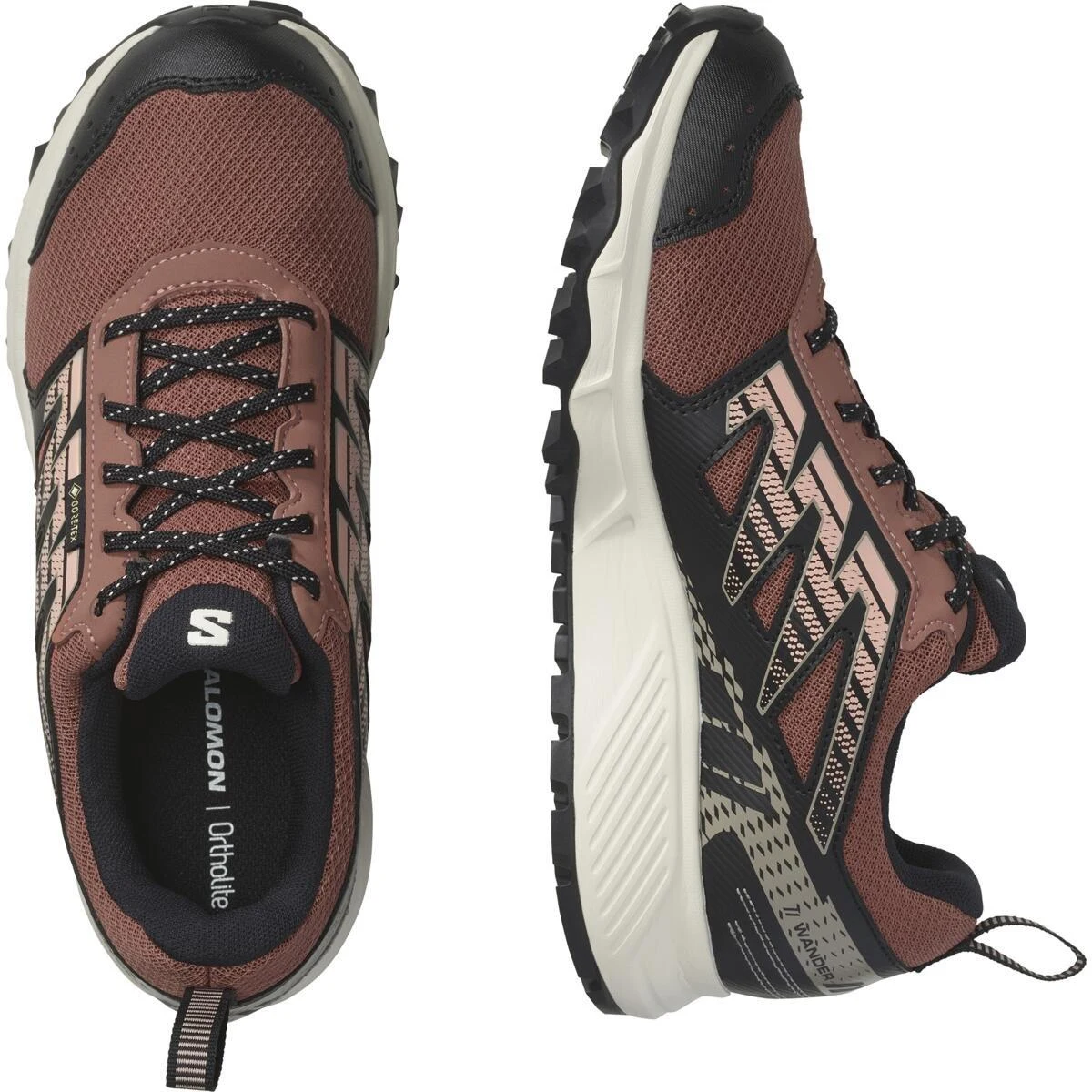 Salomon Wander GTX W - Velikost: 37 1/3 | Barva: Hnedá · záber 3