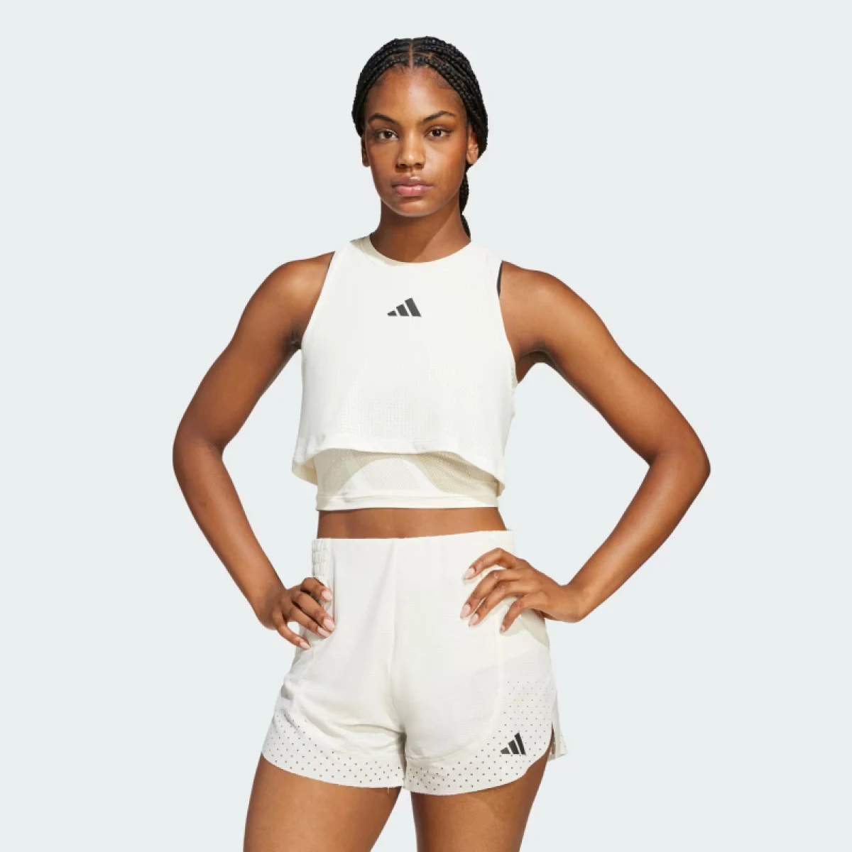 Dámské tréninkové tílko ADIDAS COOL INT. TANK CWHITE · záber 2