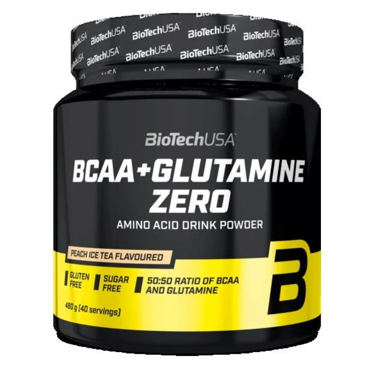 Biotech USA BCAA + Glutamine Zero 480g - Barva: Vícebarevná | Příchuť: Citron · záber 1