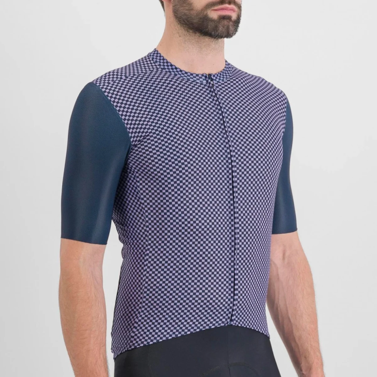 Pánský cyklistický dres s krátkým rukávem SPORTFUL Checkmate jersey, galaxy blue chalck violet · záber 4