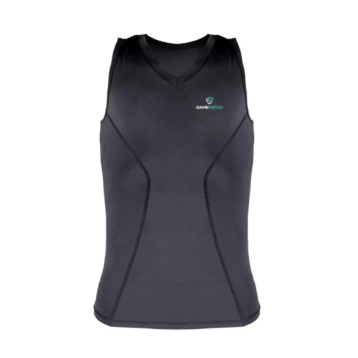 GAMEPATCH COMPRESSION SHIRT SLEEVELESS BLACK - Barva: Čierna · záber 1
