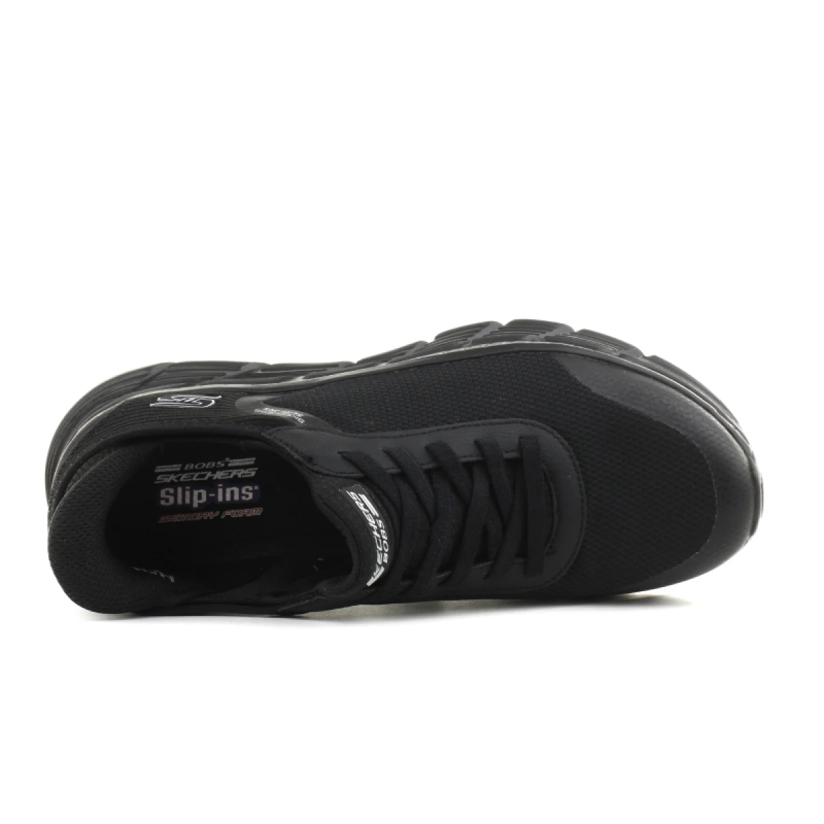 Dámská rekreační obuv SKECHERS Bobs B Flex Hi Linear Force Slip-Ins W black black · záber 5