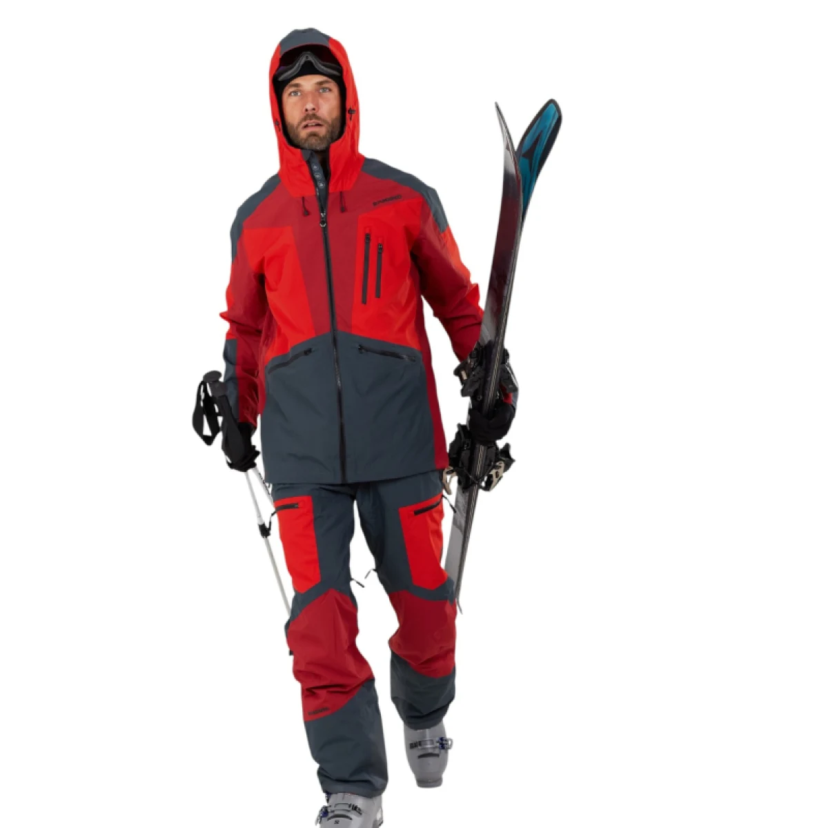 Pánske lyžiarske nohavice FUNDANGO Nexara ECO 3L Pants-285- blood · záber 3
