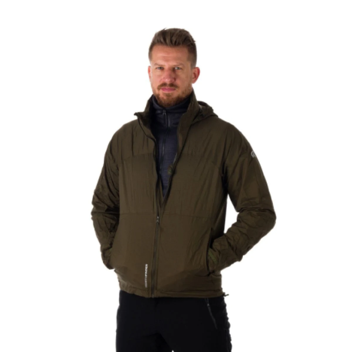 Pánska tréningová bunda s kapucňou NORTHFINDER NORTHKIT-BU-32682SII-army · záber 1