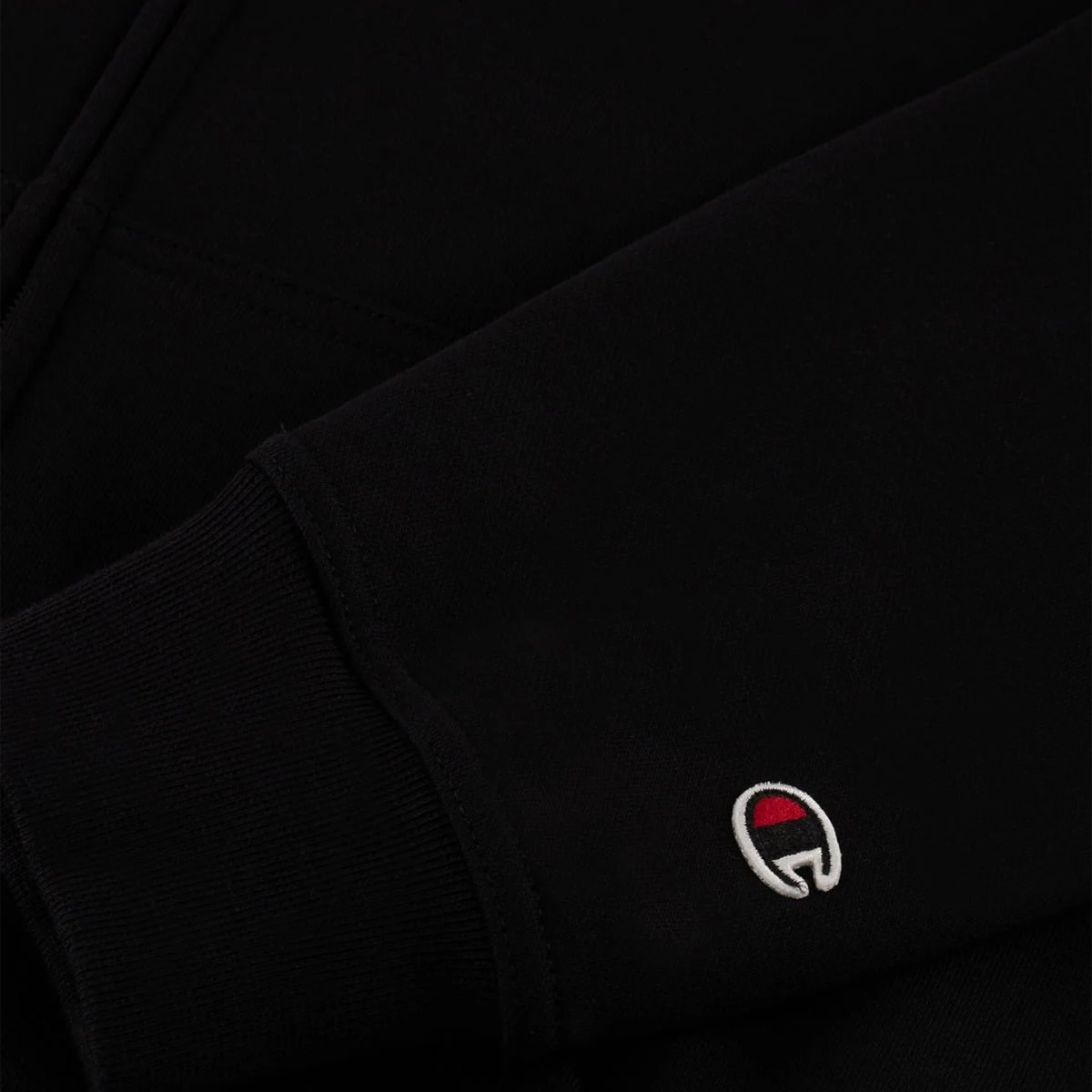 Champion Mikina Full Zip Black - Velikost: L | Barva: Čierna | Hmotnost: 0,69 kg · záber 3