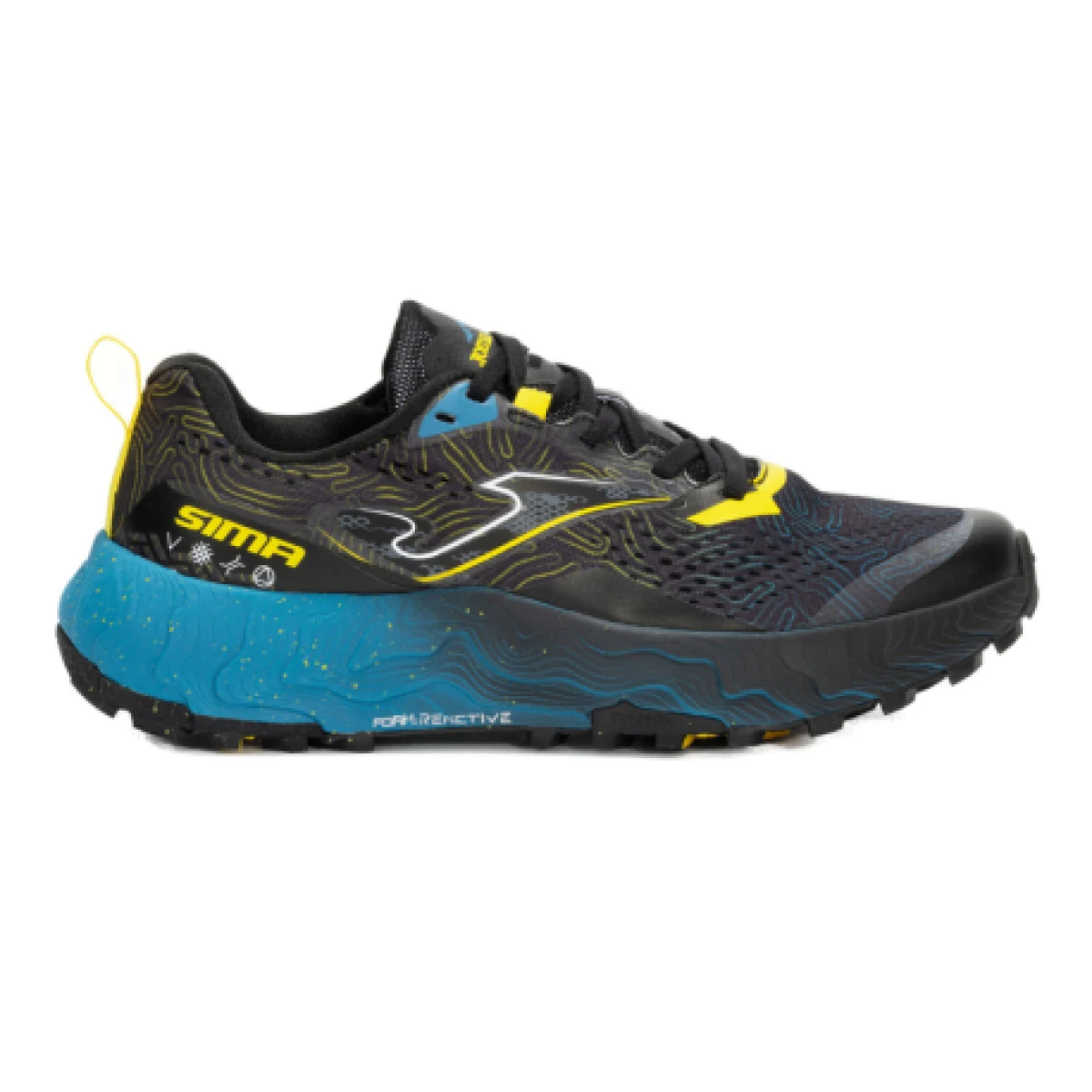 Pánská běžecká trailová obuv JOMA Sima 2501 M black blue · záber 1