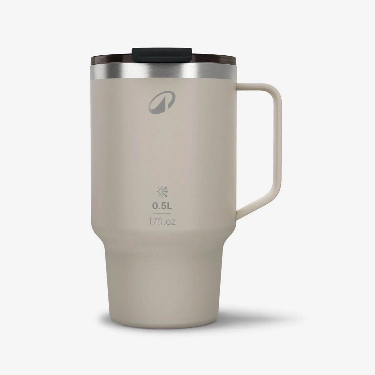QUECHUA Antikorový termohrnček 900 0,5 l béžový bez · záber 1