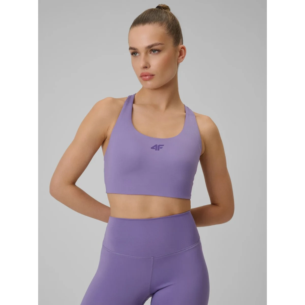 Dámska tréningová športová podprsenka 4F SPORT BRA F222-51S-VIOLET · záber 2