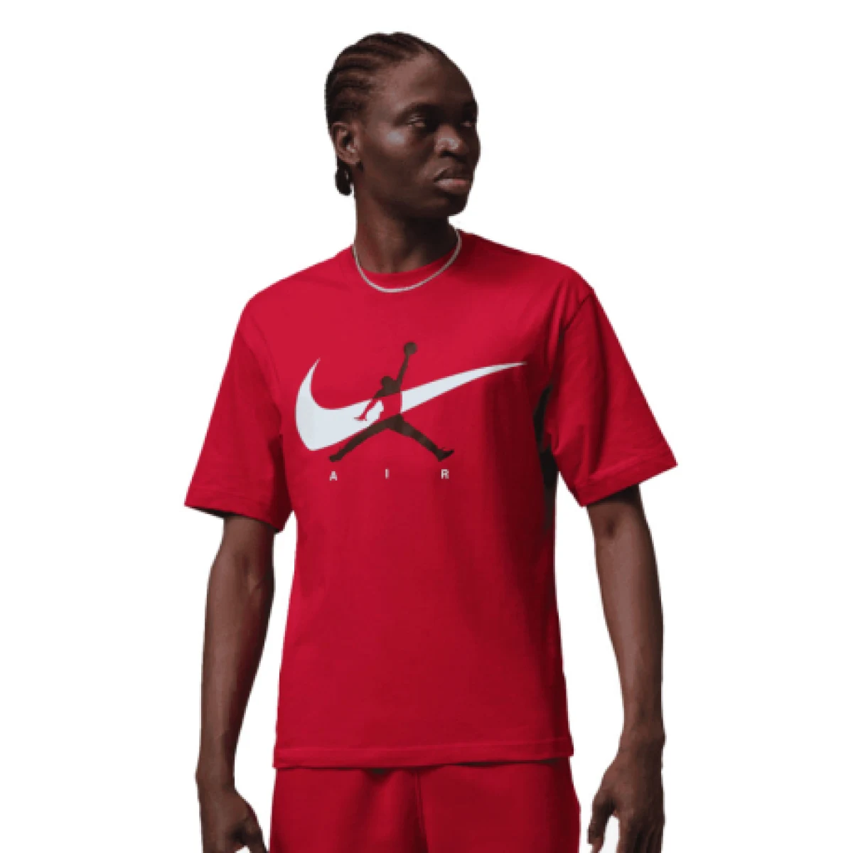 Pánske tričko s krátkym rukávom NIKE Jordan Brooklyn GYRED WHITE · záber 1