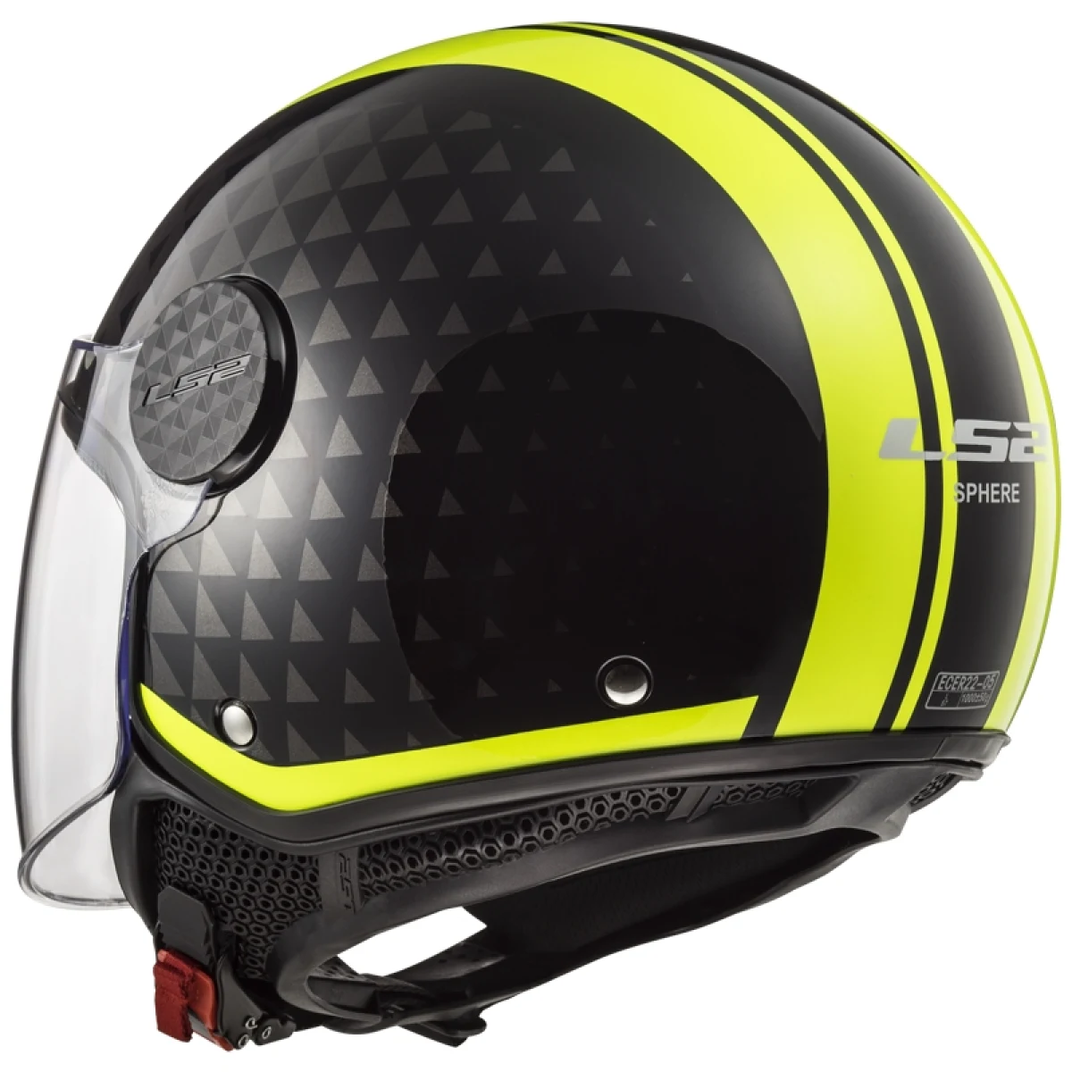 LS2 OF558 Sphere Lux Crush Black H-V Yellow - XXL (62-63) · záber 4