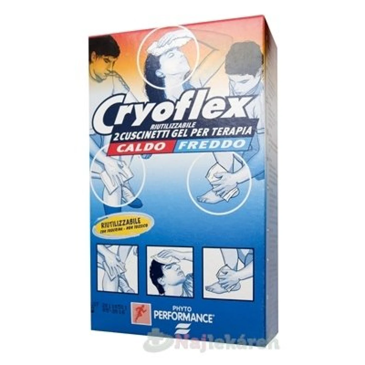 Cryoflex gélový studený a teplý obklad 27 x 12 cm 2 ks - Počet kusov: 2 ks · záber 1
