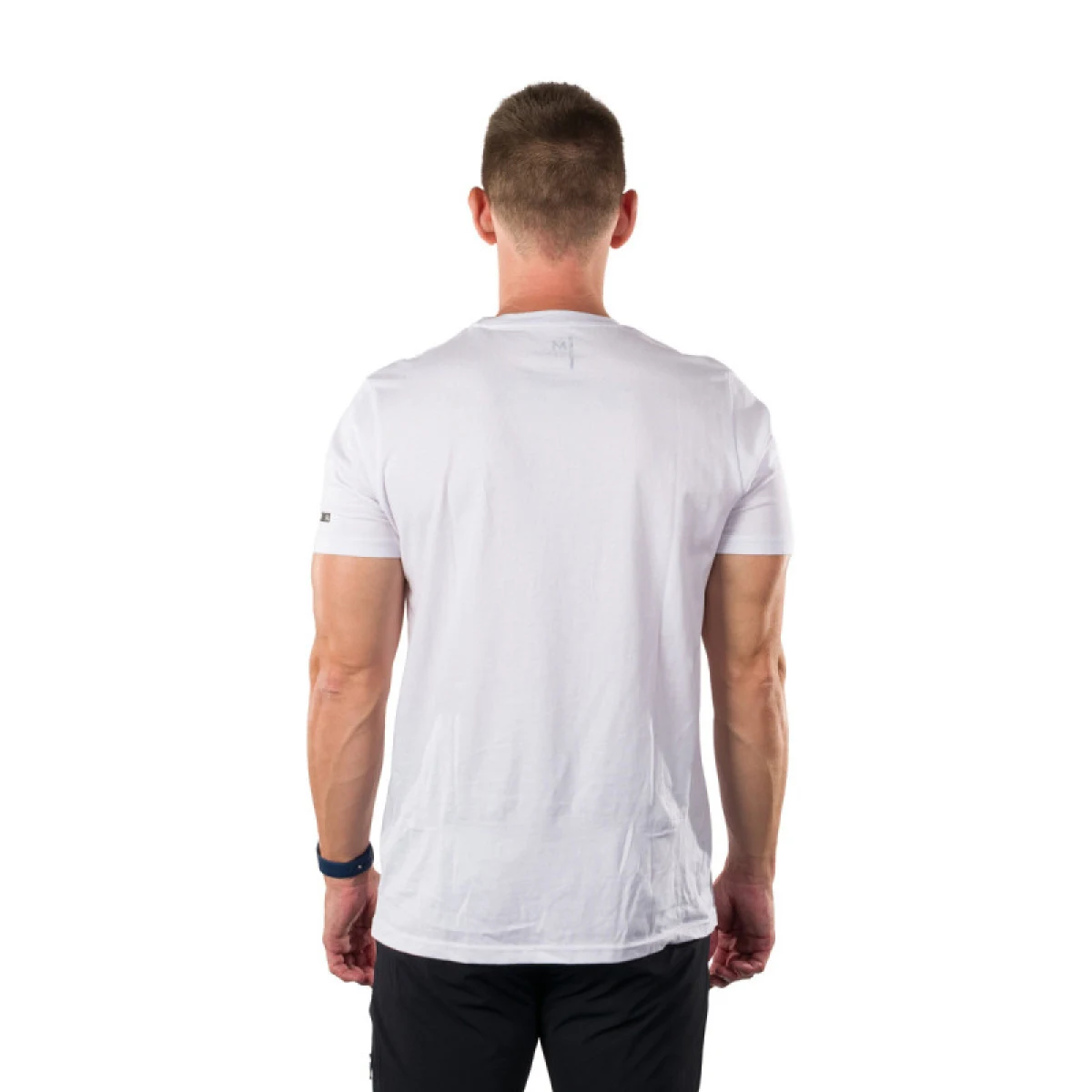 Férfi rövid ujjú túrázó póló NORTHFINDER AMAD-377white · záber 2