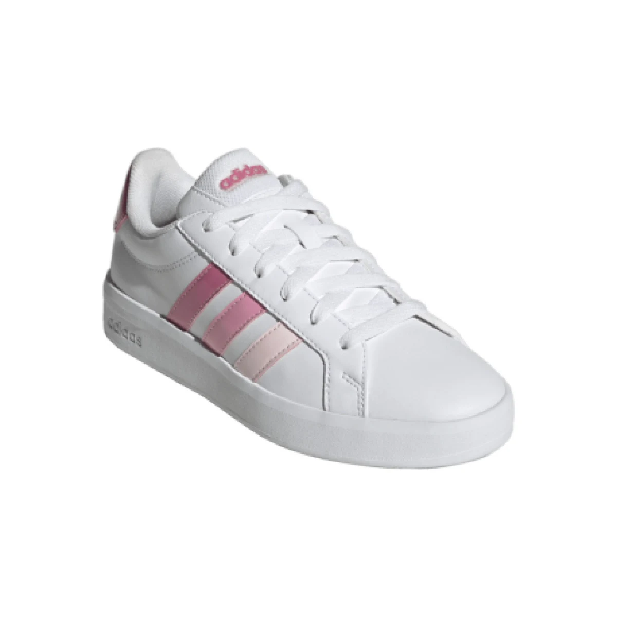 Dievčenská rekreačná obuv ADIDAS Grand Court 3.0 Jr cloud white pink fusion bliss pink · záber 1
