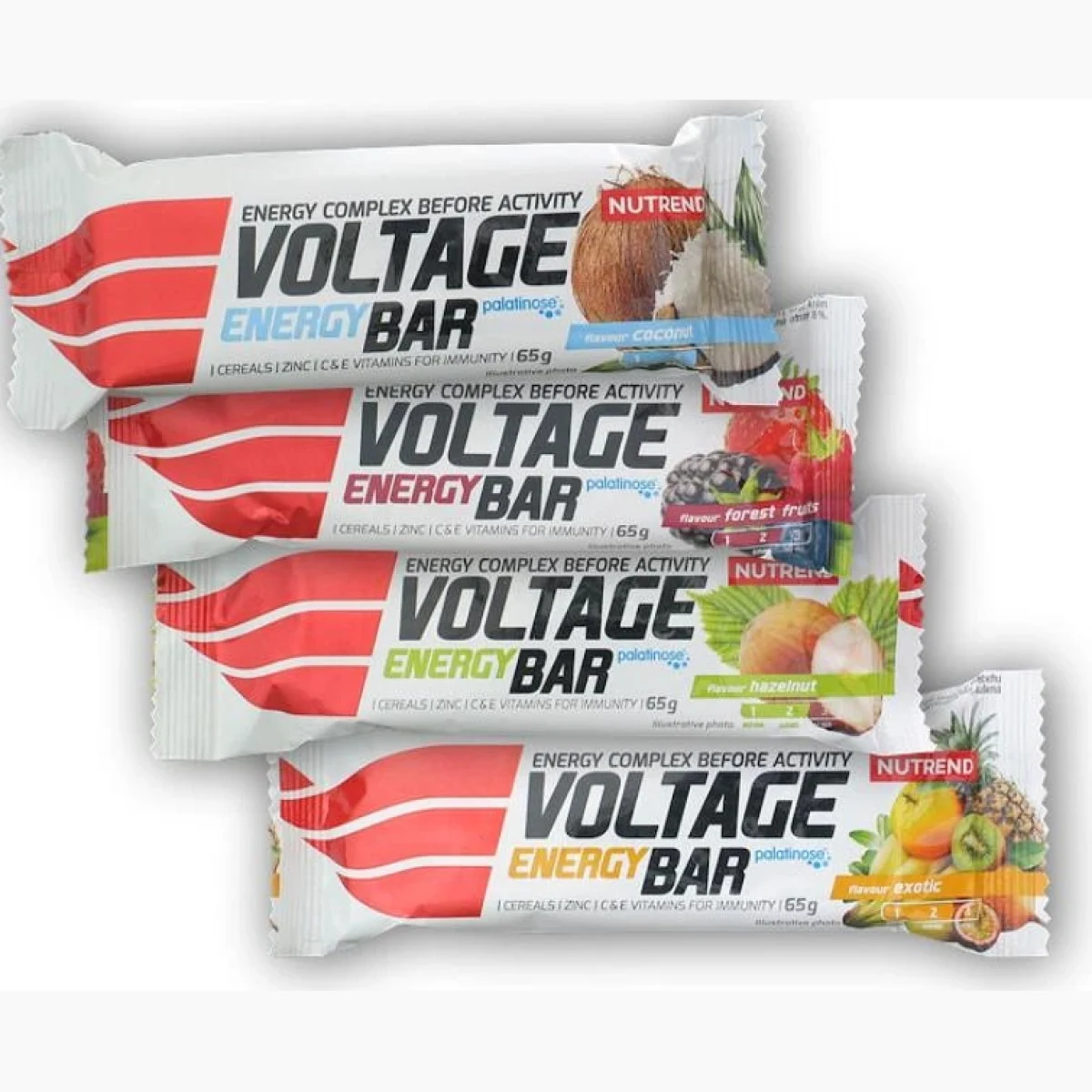 Nutrend Voltage Energy Cake 65g - Barva: Vícebarevná | Příchuť: Exotic · záber 2