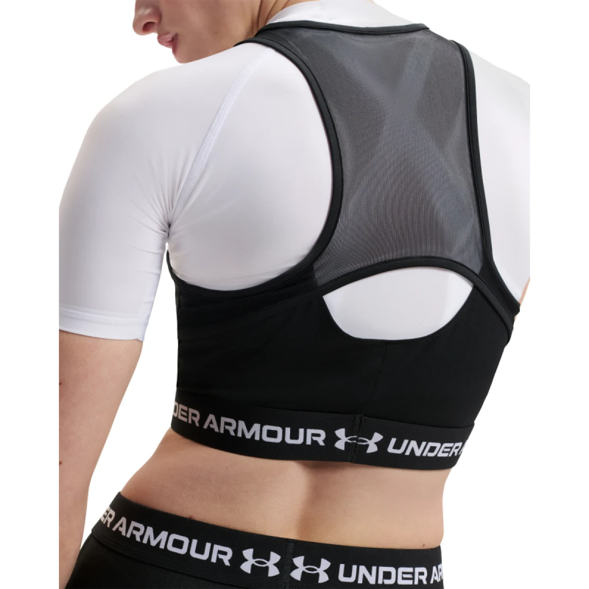Dámske tréningové tielko UNDER ARMOUR HeatGear Mesh Tank-BLK · záber 5