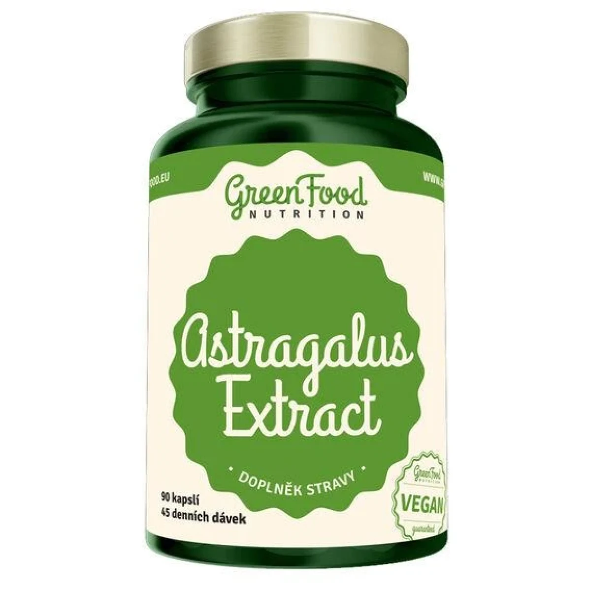 GreenFood Astragalus Extract 90 kapslí · záber 1