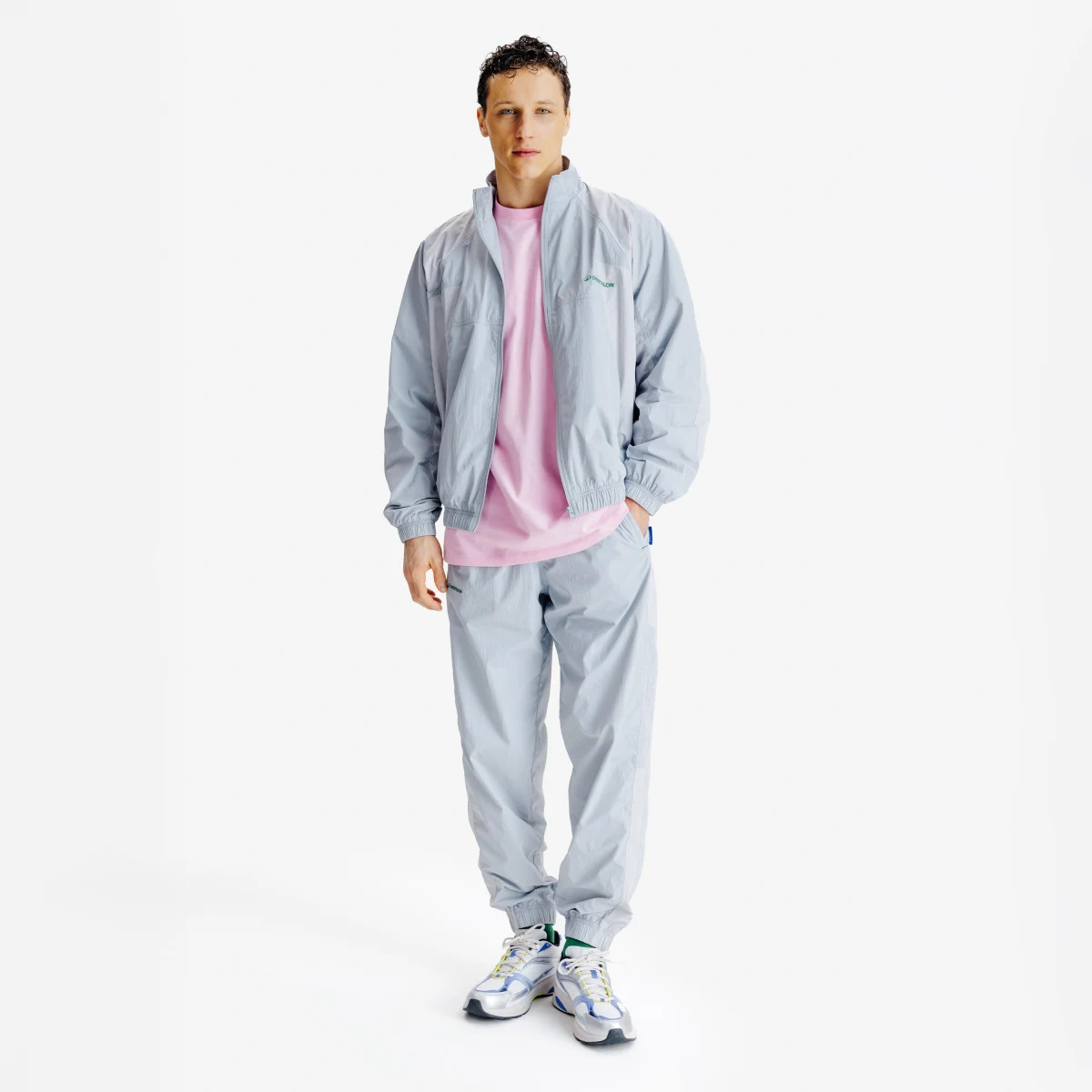 DECATHLON Unisex teplákové nohavice Yestalgia sivé 2XL (W43 L34) · záber 2