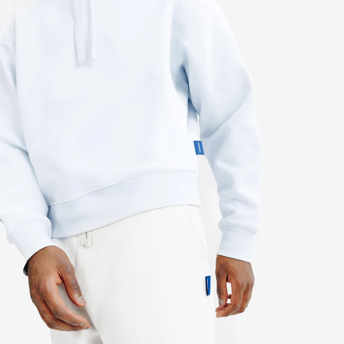 DECATHLON Pánska oversize mikina modrá XS · záber 2