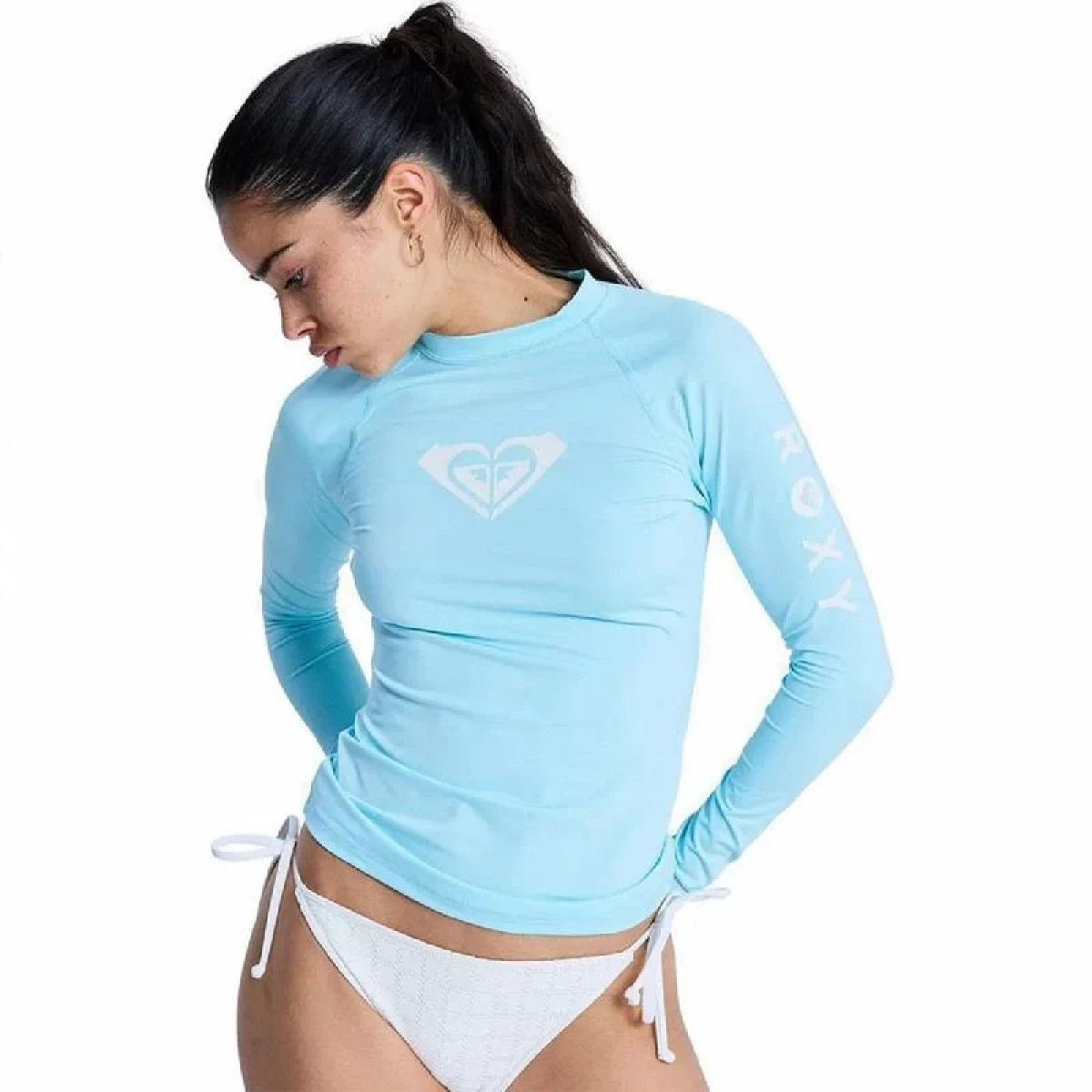 Roxy BLUE TURQUOISE dlouhý rukáv - dámské lycrové triko · záber 1