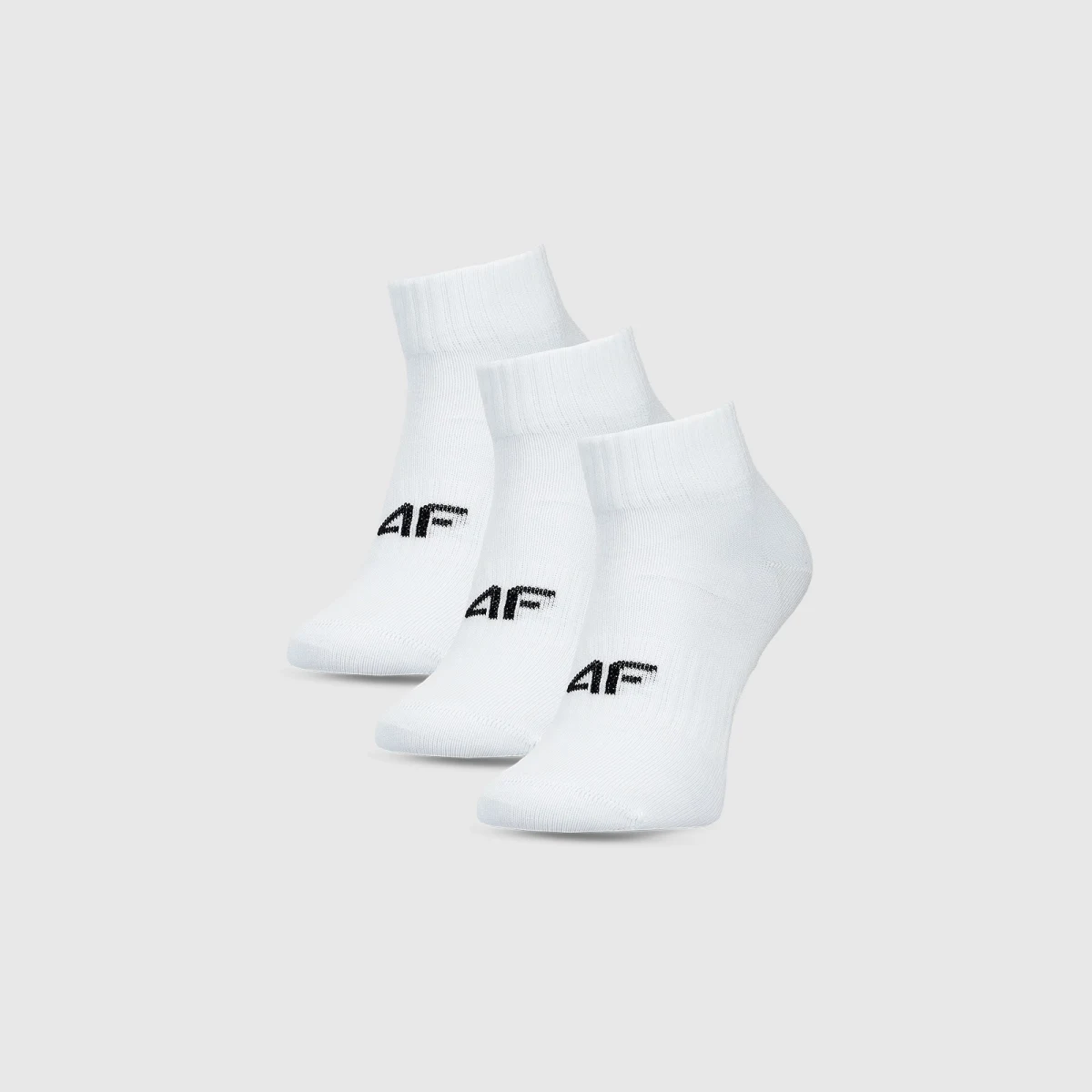 Chlapecké casual ponožky nad kotník (3-pack) - bílé · záber 1
