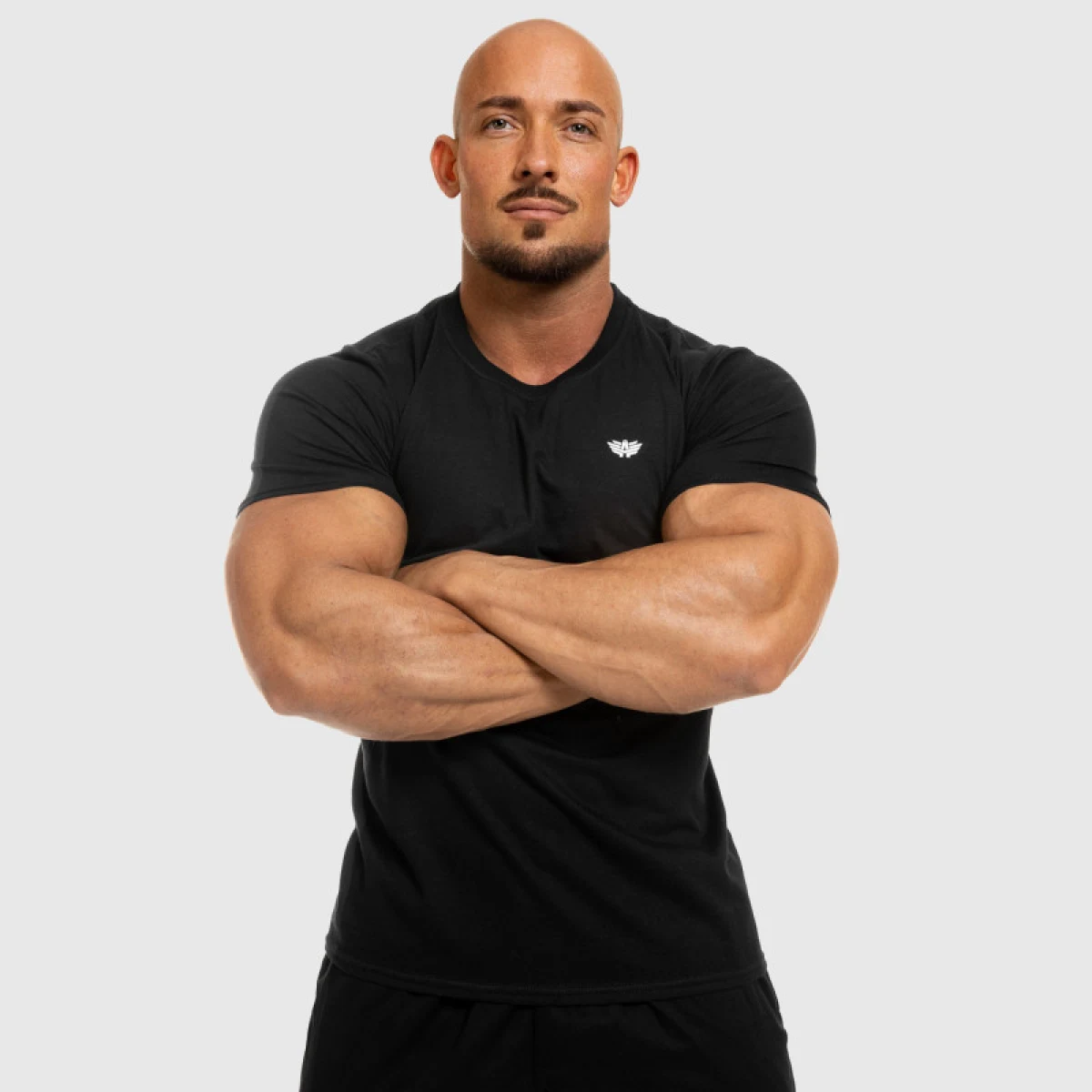 Pánske fitness tričko Iron Aesthetics Standard, čierne · záber 5