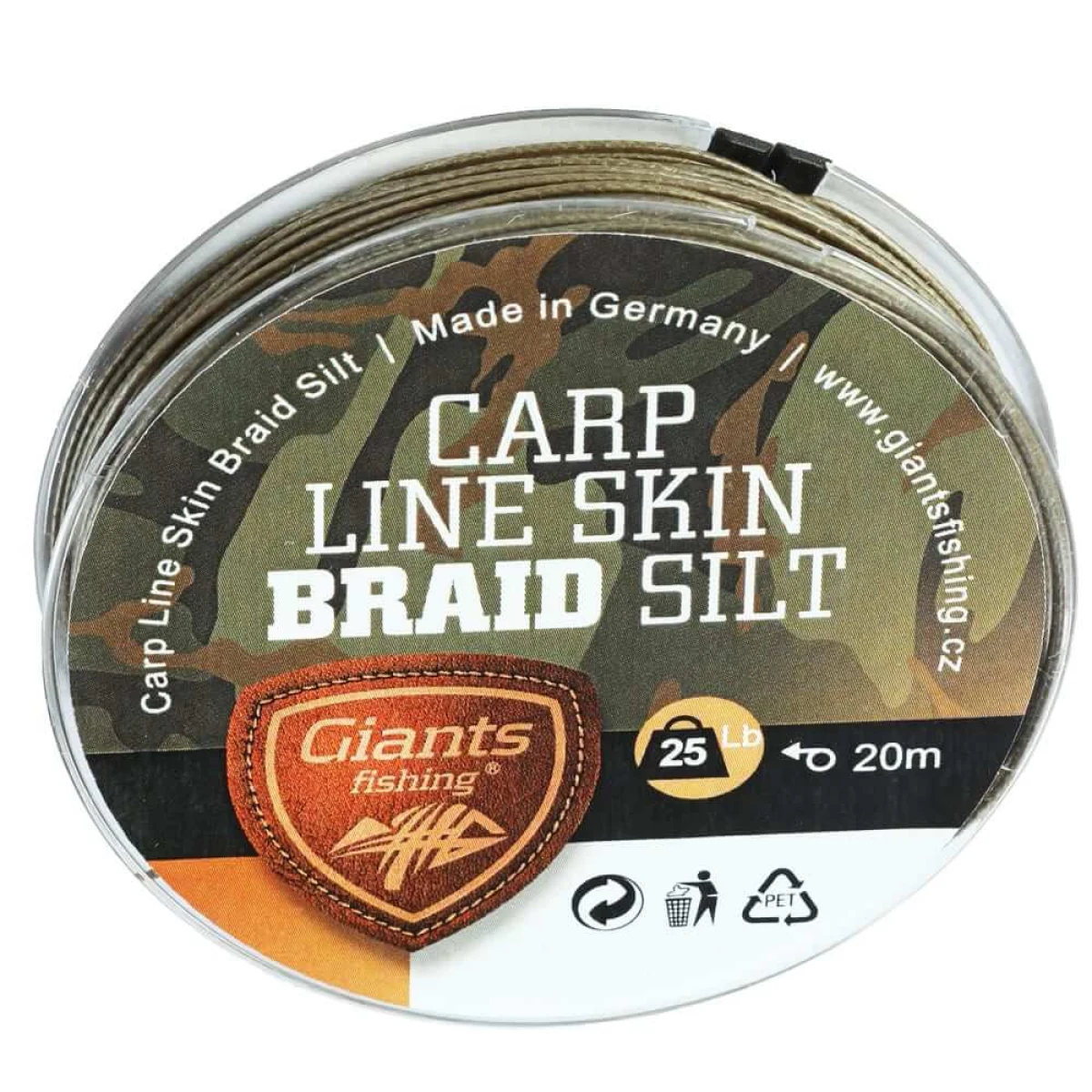 Nadväzcová šnúra GIANTS FISHING Carp Line Skin Braid Silt · záber 1