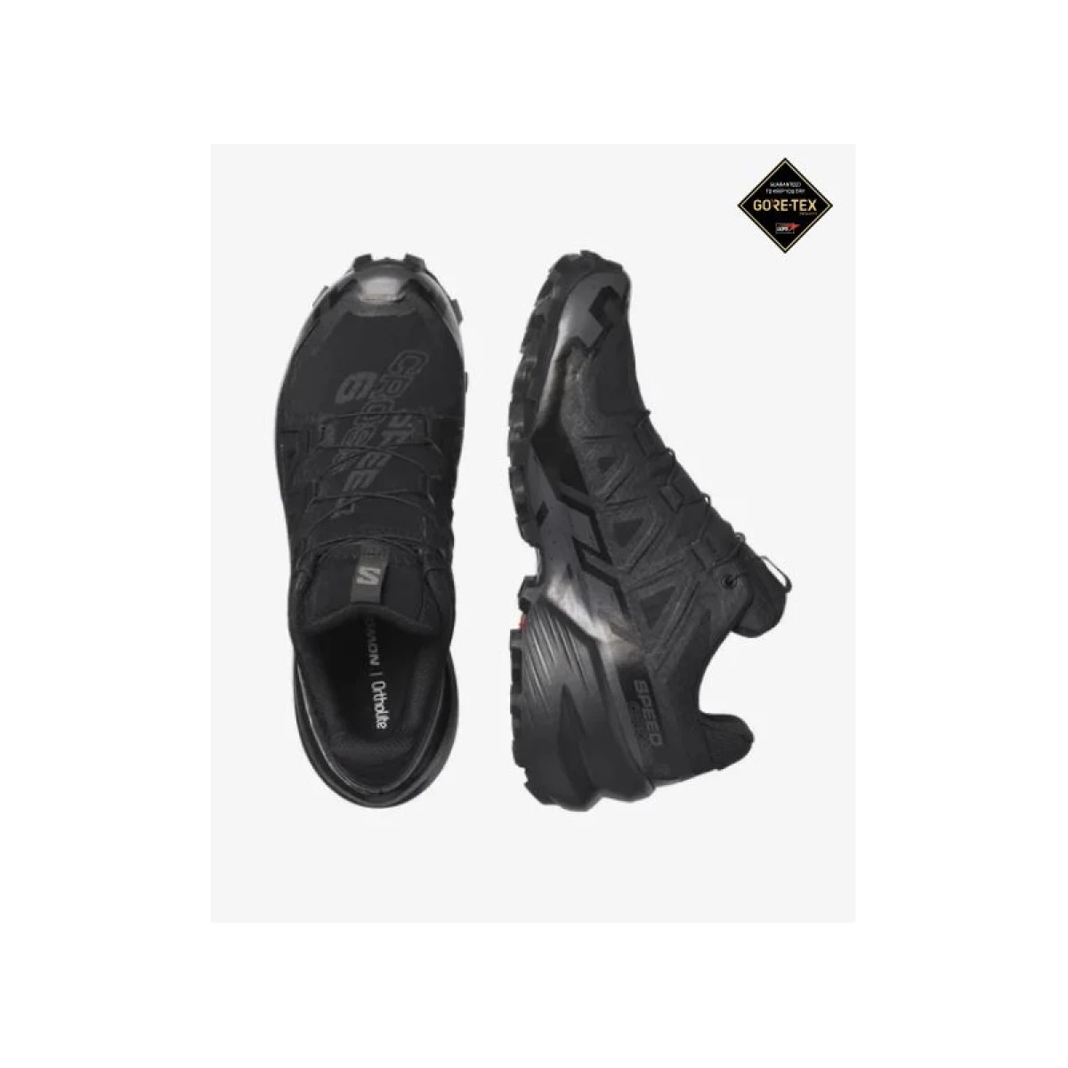 Dámská běžecká trailová obuv SALOMON Speedcross 6 GTX W black black phantom · záber 4