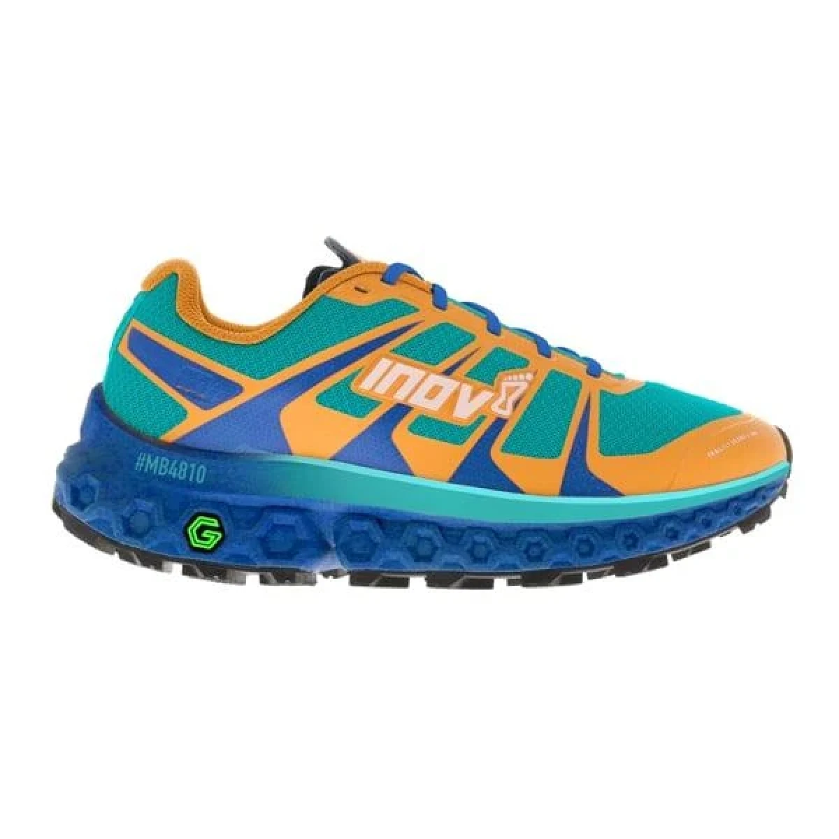 Inov-8 TRAILFLY ULTRA G 300 MAX W (S) teal/nectar/blue - Velikost: 38,5 | Barva: modrá · záber 1