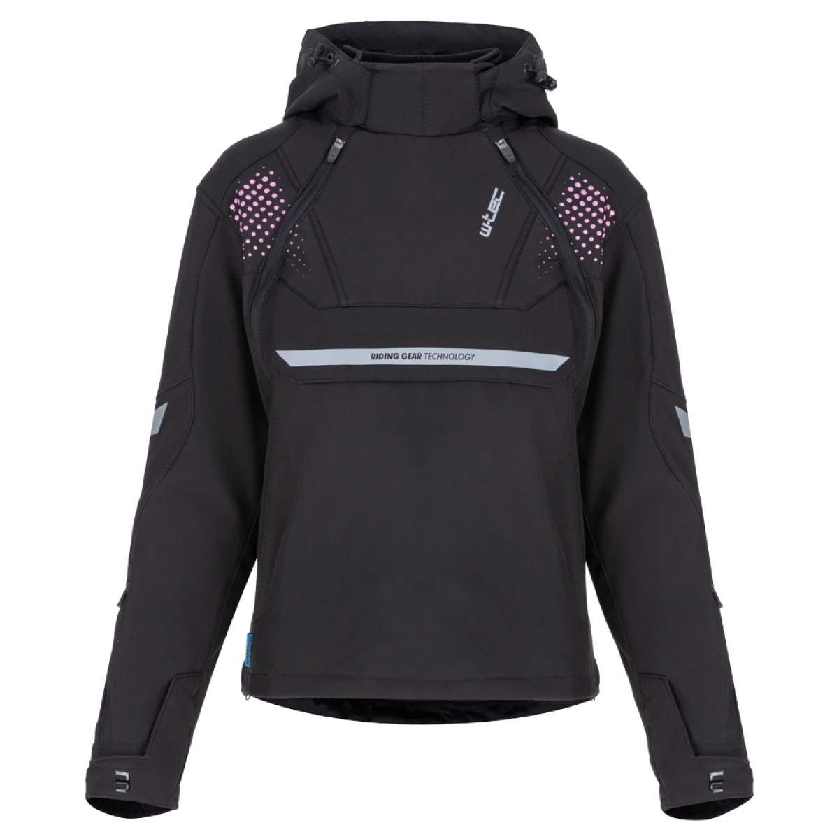 Dámska softshellová moto bunda W-TEC Annorack Lady Farba čierno-piesková, · záber 2
