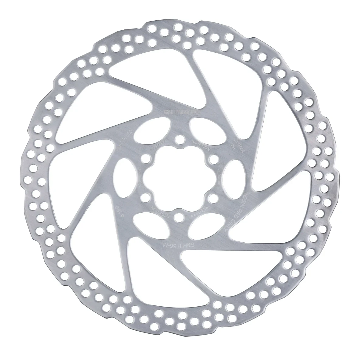 Brzdový kotouč na kolo SHIMANO Kotúč brzdový RT56 180mm 6-dier len pre resin platničky · záber 1