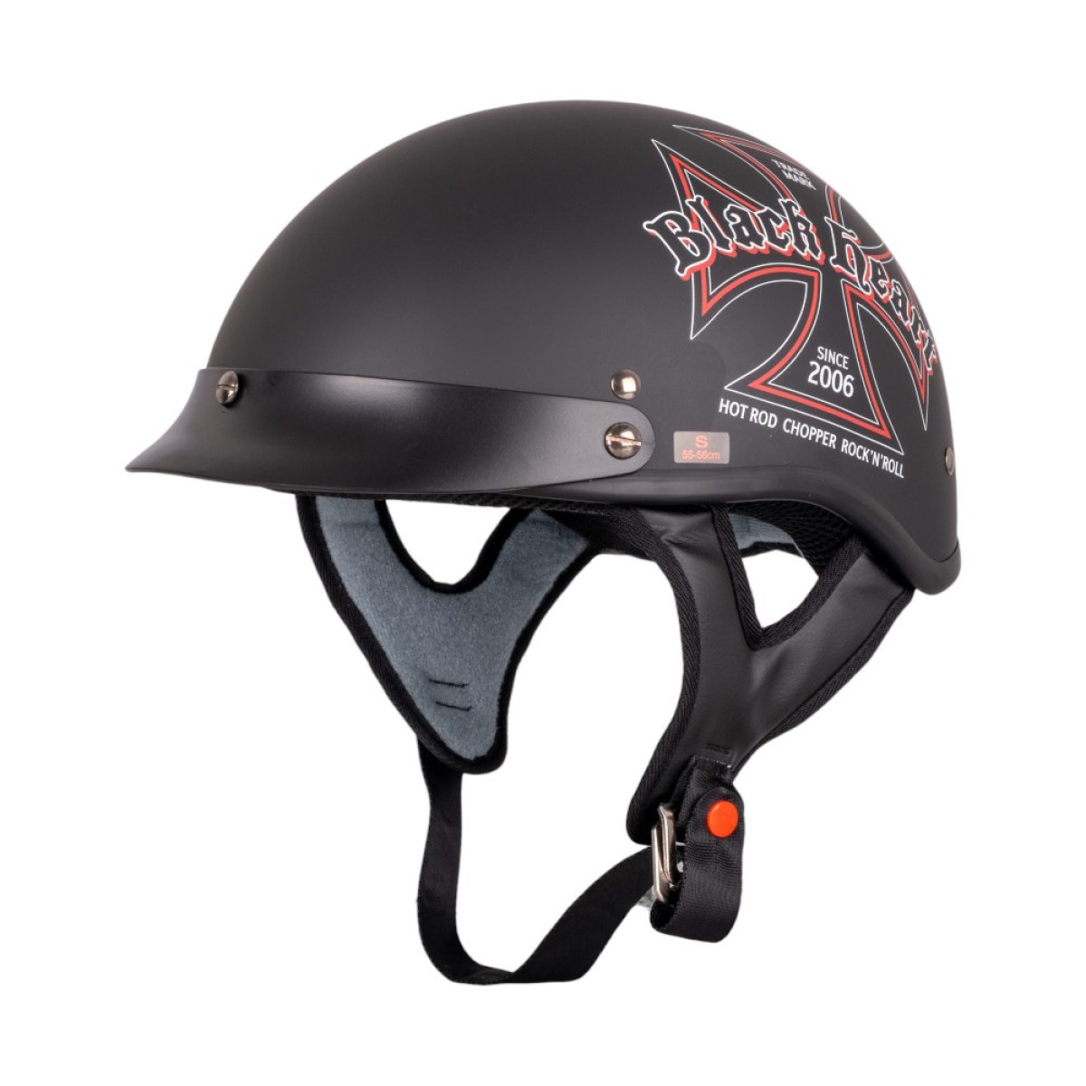 W-TEC Black Heart V531 Iron Cross čierna - XXL (63-64) · záber 1