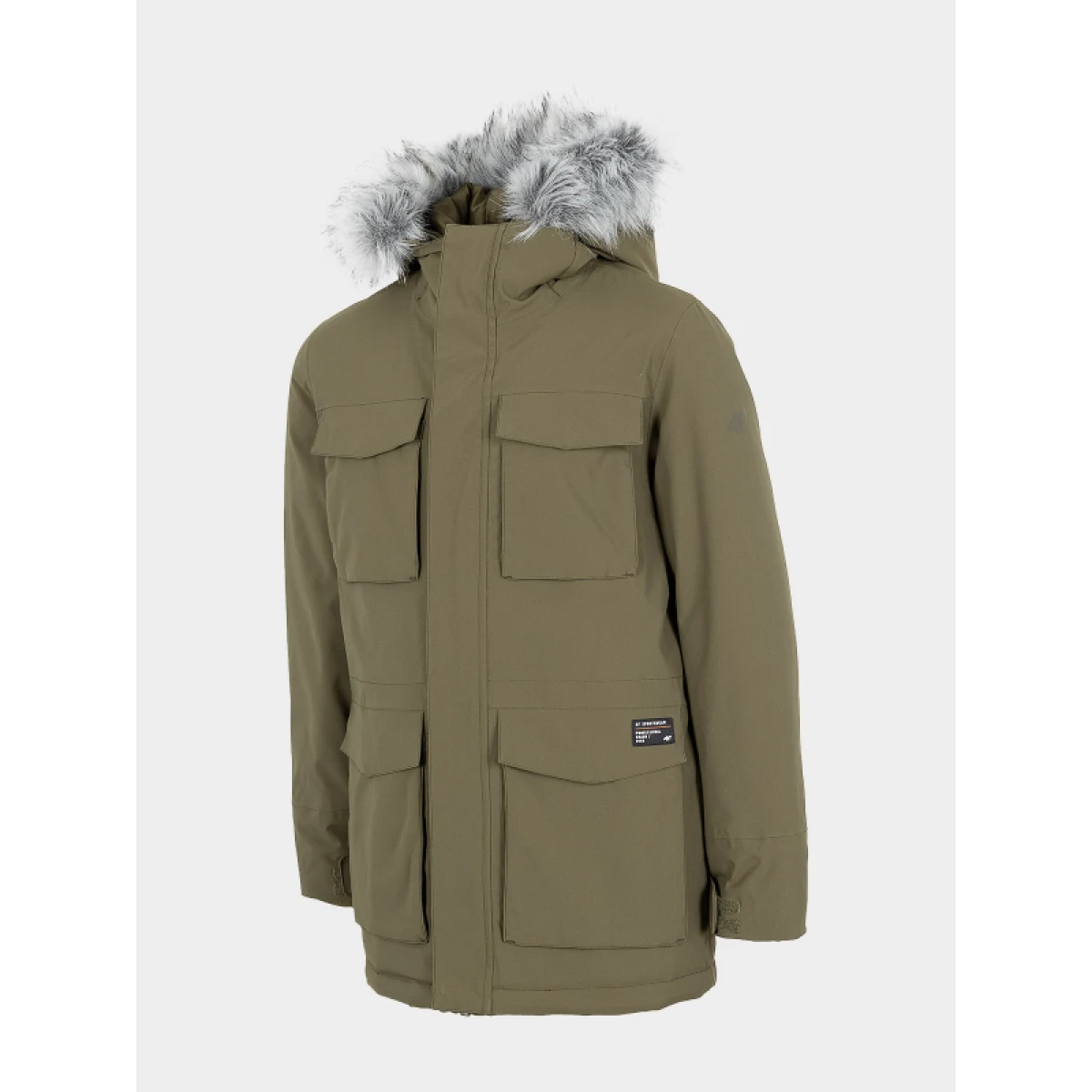 Chlapecká bunda 4F JUNIOR BOYS JACKET JKUM001-43S-KHAKI · záber 4