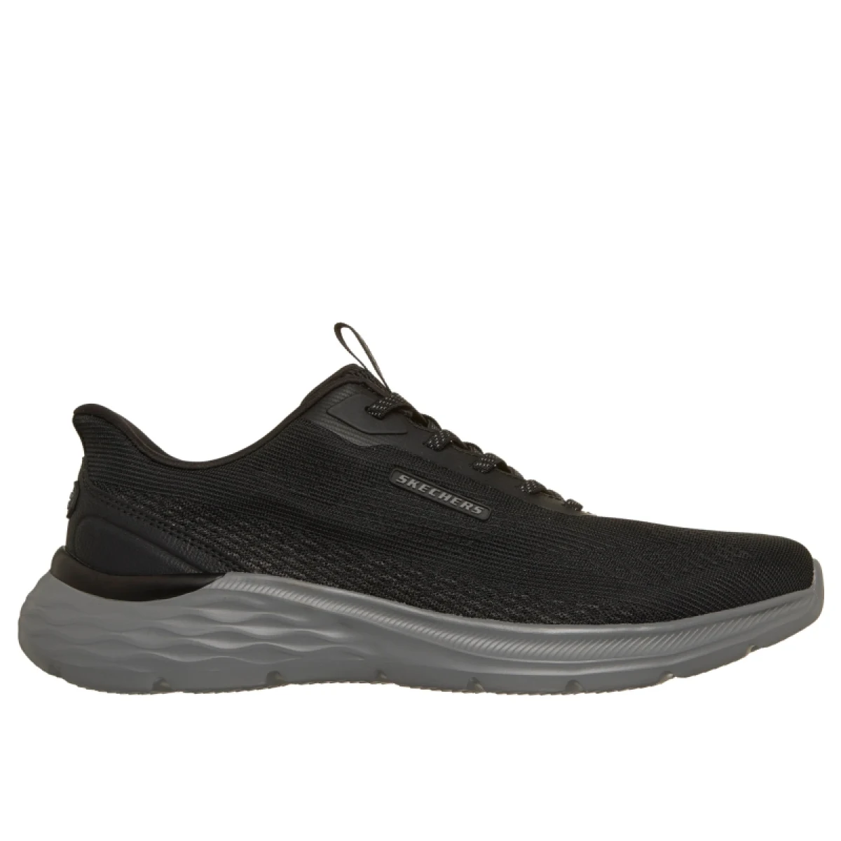 Pánska rekreačná obuv SKECHERS Garner Bungee Lace Slip-Ins M black · záber 2