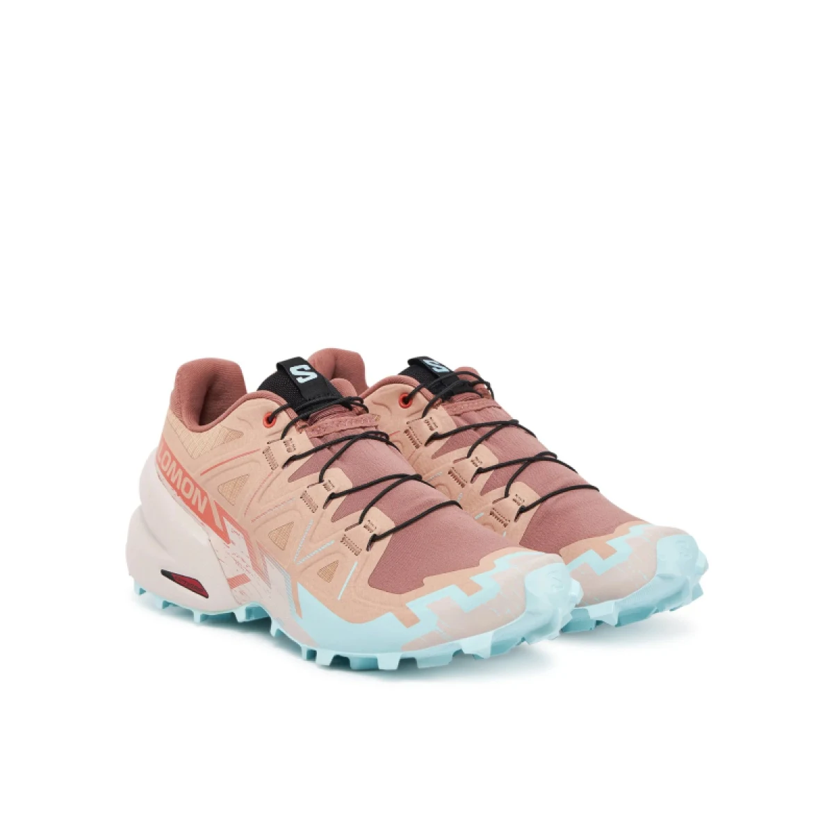 Dámská běžecká trailová obuv SALOMON Speedcross 6 W mahogany rose hushed violet iced aqua · záber 2