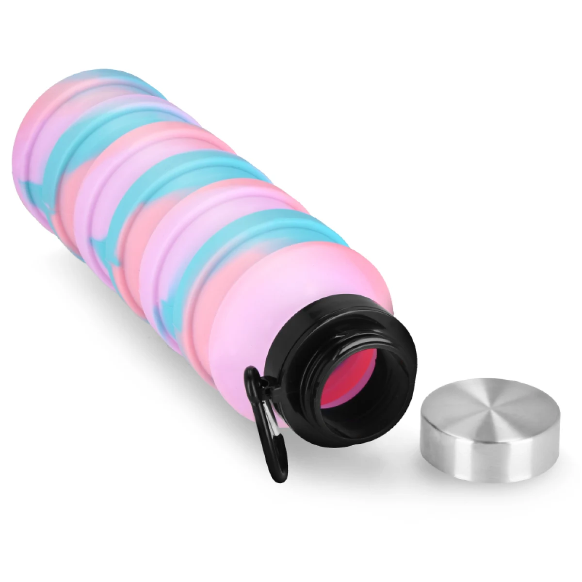 Fľaša SPOKEY JUMP Foldable silicone bottle, 550 ml · záber 2