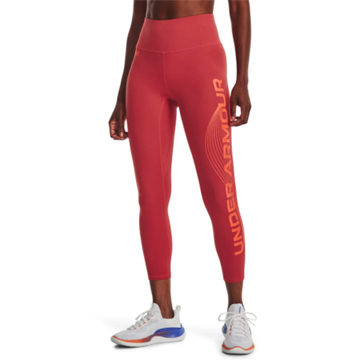 Dámské legíny UNDER ARMOUR Motion Ankle Leg Branded-PNK · záber 1