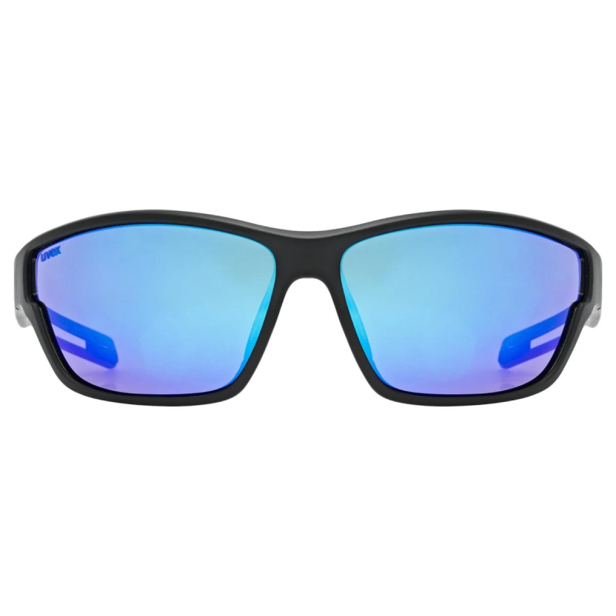 Cyklistické okuliare UVEX brýle Sportstyle 806 Black Matt Mirror Blue · záber 3
