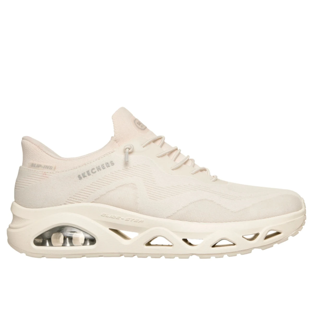 Dámska rekreačná obuv SKECHERS Uno Glide Step Air Gliders Slip-Ins W off white · záber 2