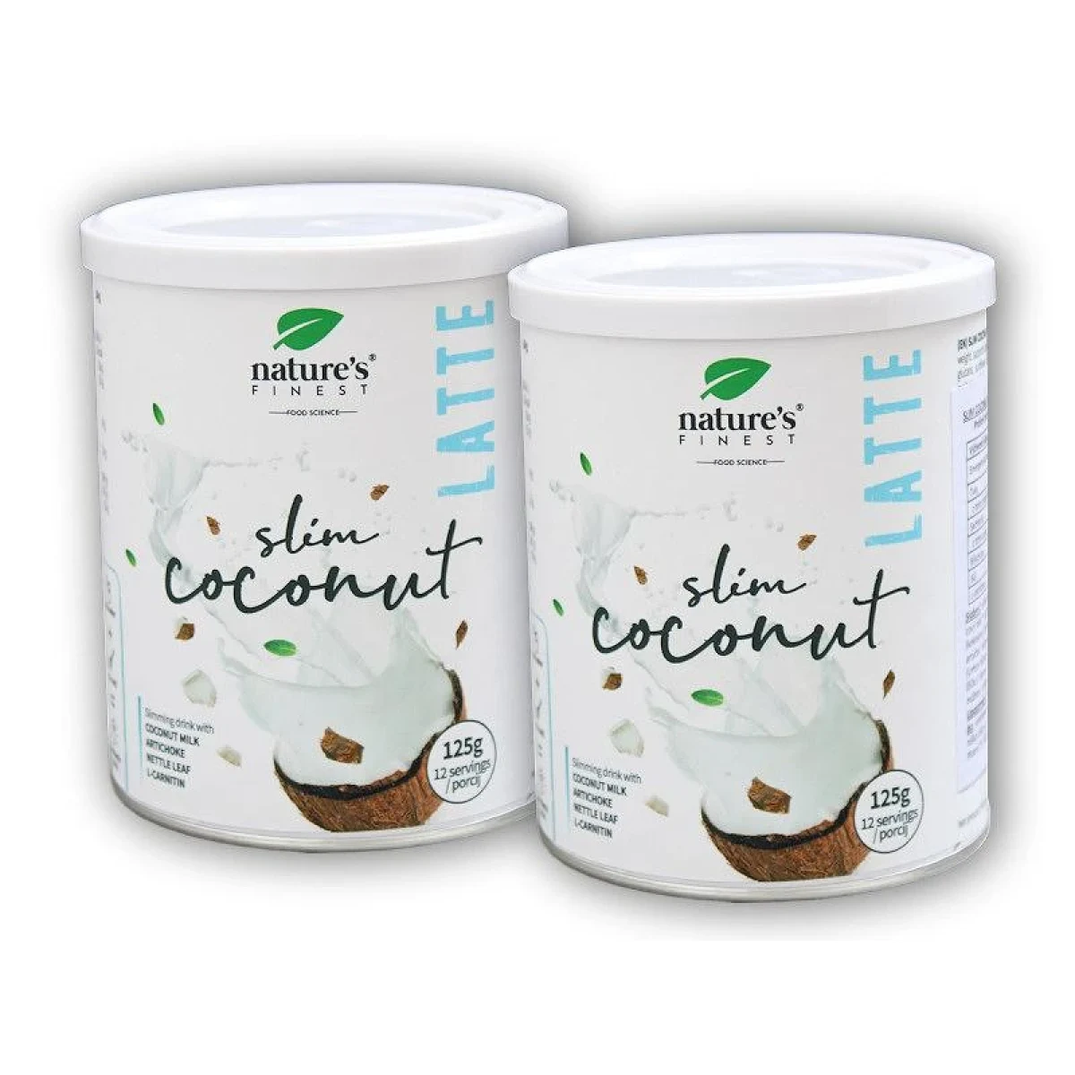 Natures Finest 2x Slim Coconut latte 125g · záber 1